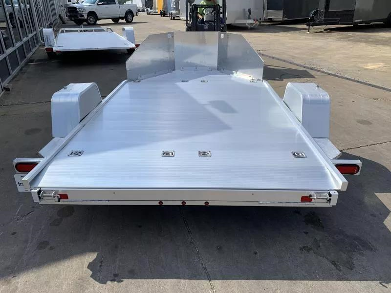 2027 Aluma MC210S-R-RTD Slide in Ramp 2 Motorcycle Trailer