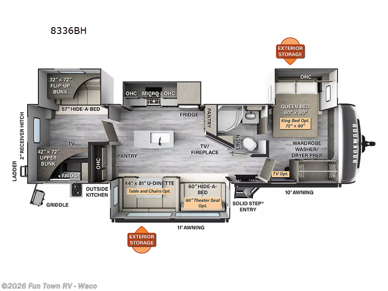 2024 Forest River Rockwood Signature 8336BH #204511 - For Sale in ...