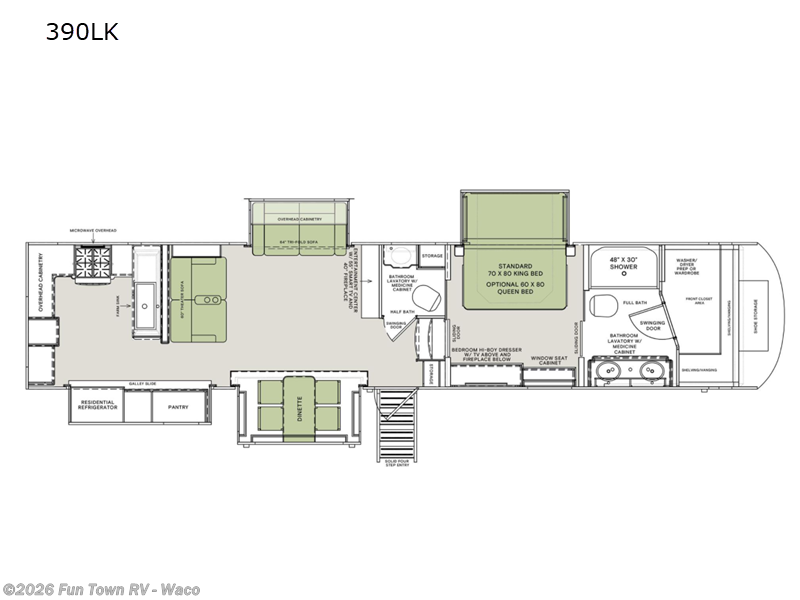 2023 Vanleigh Vilano 390LK - Used Fifth Wheel For Sale by Fun Town RV - Waco in Hewitt, Texas features Slideout