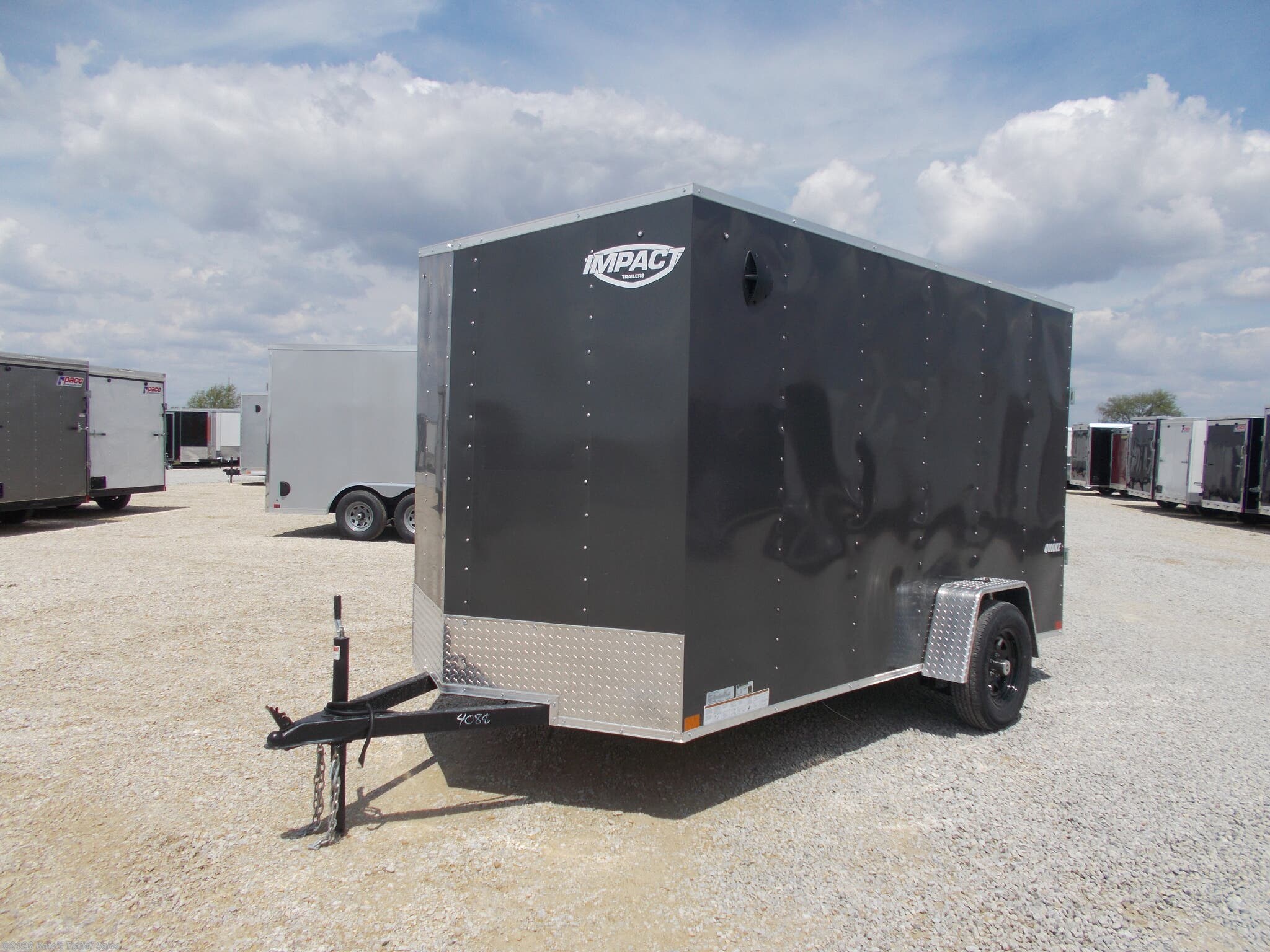 2021 Impact Trailers 6X12' Enclosed Cargo Trailer w/UTV Package