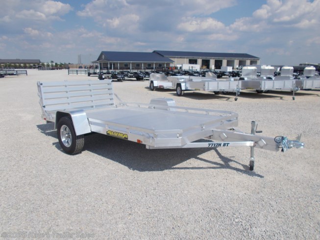 4383 2021 Aluma 7712hbt 12 Aluminum Atv Trailer With Bi Fold Gate Utility Trailer For Sale In Arthur Il