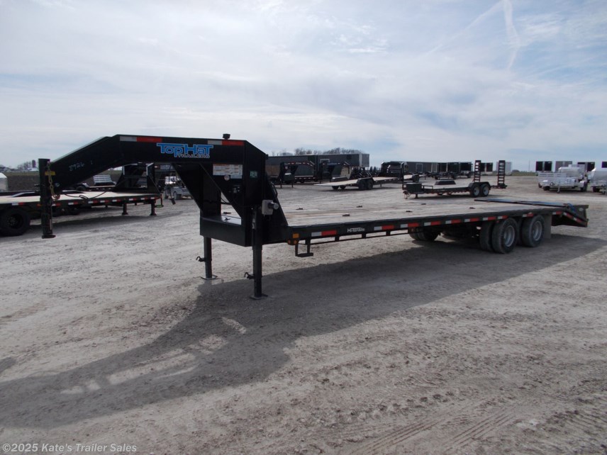 2018 Top Hat 102X32' Gooseneck Trailer 24000LB Jumbo Ramps