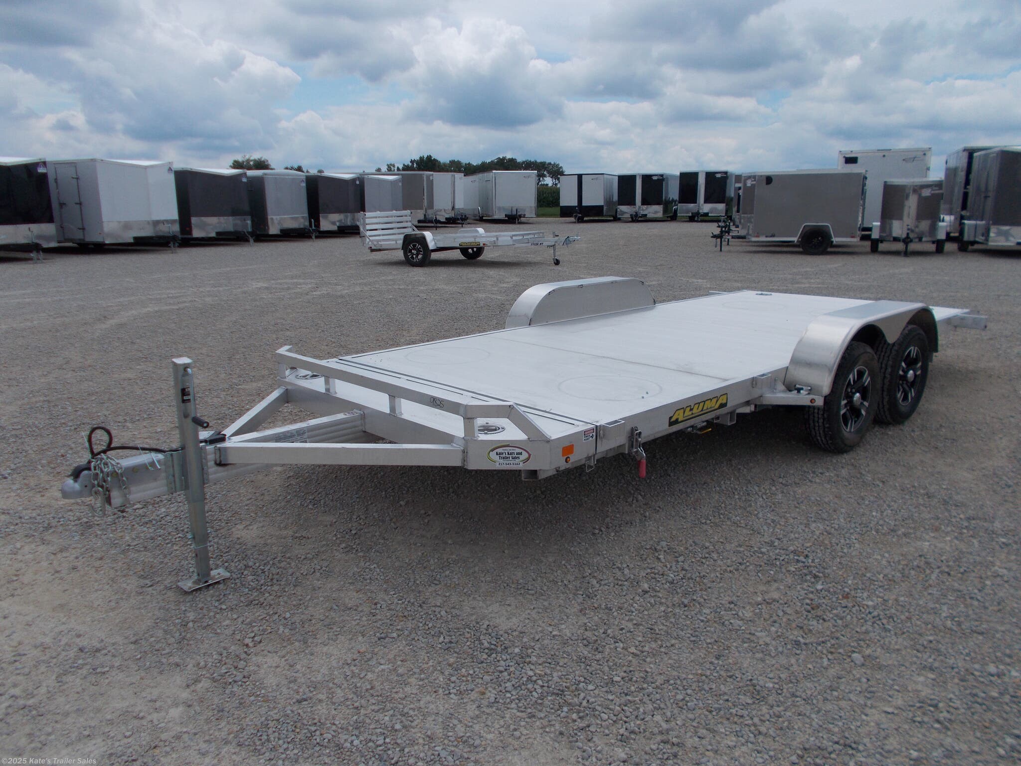 2024 Aluma 8222-14K-Tilt 22' Aluminum Tiltbed Car Hauler Trailer