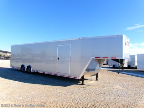 &lt;p&gt;NEW ATC Aluminum Gooseneck Enclosed Trailer&amp;nbsp;&lt;/p&gt;
&lt;p&gt;Model #RM500TG8540&lt;/p&gt;
&lt;p&gt;Gooseneck Approximately 64&#39;&#39; From Ground To Bottom Frame&lt;/p&gt;
&lt;p&gt;8.5ft Wide 31&#39; 3&#39;&#39; Long Floor Length&amp;nbsp;&lt;/p&gt;
&lt;p&gt;8ft 1&#39;&#39; Interior Width&lt;/p&gt;
&lt;p&gt;40ft Total Length&amp;nbsp;&lt;/p&gt;
&lt;p&gt;12&#39;&#39; Additional Height 90&#39;&#39; Tall&lt;/p&gt;
&lt;p&gt;Interior Height on neck Approx 40&#39;&#39; tall&lt;/p&gt;
&lt;p&gt;2-7000lb Torsion axles&lt;/p&gt;
&lt;p&gt;Spread Axles&lt;/p&gt;
&lt;p&gt;235/85R16 Load Range G Tires&lt;/p&gt;
&lt;p&gt;16&#39;&#39; Aluminum Wheels&amp;nbsp;&lt;/p&gt;
&lt;p&gt;16&#39;&#39; Aluminum Spare&amp;nbsp;&lt;/p&gt;
&lt;p&gt;46&#39;&#39; Side Door&amp;nbsp;&lt;/p&gt;
&lt;p&gt;80.25&#39;&#39; In Between Wheel Wells&lt;/p&gt;
&lt;p&gt;Wheel Wells 11&#39;&#39; Tall&amp;nbsp;&lt;/p&gt;
&lt;p&gt;Wood Floor&amp;nbsp;&lt;/p&gt;
&lt;p&gt;Wood Walls&lt;/p&gt;
&lt;p&gt;Rear Ramp Door&lt;/p&gt;
&lt;p&gt;Rear Door Opening (90&#39;&#39; Wide 84.5&#39;&#39; Tall)&lt;/p&gt;
&lt;p&gt;Cable Assist For Ramp&amp;nbsp;&lt;/p&gt;
&lt;p&gt;Rear Spoiler&lt;/p&gt;
&lt;p&gt;4- Recessed D-Rings In Floor&amp;nbsp;&lt;/p&gt;
&lt;p&gt;5 Year Limited Warranty&amp;nbsp;&lt;/p&gt;
&lt;p&gt;&amp;nbsp;&lt;/p&gt;
&lt;div&gt;
&lt;div class=&quot;gmail_signature&quot; dir=&quot;ltr&quot; data-smartmail=&quot;gmail_signature&quot;&gt;
&lt;div dir=&quot;ltr&quot;&gt;&amp;nbsp;&lt;/div&gt;
&lt;/div&gt;
&lt;/div&gt;
&lt;div class=&quot;gmail_default&quot; style=&quot;color: #222222; font-style: normal; font-variant-ligatures: normal; font-variant-caps: normal; font-weight: 400; letter-spacing: normal; orphans: 2; text-align: start; text-indent: 0px; text-transform: none; widows: 2; word-spacing: 0px; -webkit-text-stroke-width: 0px; white-space: normal; background-color: #ffffff; text-decoration-thickness: initial; text-decoration-style: initial; text-decoration-color: initial; font-family: tahoma, sans-serif; font-size: large;&quot;&gt;
&lt;div&gt;
&lt;div class=&quot;gmail_signature&quot; dir=&quot;ltr&quot; data-smartmail=&quot;gmail_signature&quot;&gt;
&lt;div dir=&quot;ltr&quot;&gt;
&lt;div class=&quot;gmail_default&quot;&gt;**Please call or email us to verify that this trailer is still for sale**&amp;nbsp; All prices on our website are Cash Prices. Tax, Title, and Licensing fees are not included in the listing price. All out-of-state purchasers must bring cash or a cashier&#39;s check. NO OUT OF STATE CHECKS WILL BE ACCEPTED!! We do NOT accept Credit Cards for payment on trailers! *Contact us for the best Out the Door Price* We offer financing through Sheffield Financial &amp;amp; Trailer Solutions Financial with approved credit on new trailers . Ask us about E-Track installs, D-Ring installs, Ladder Rack installs. Here at Kate&#39;s Trailer Sales we try to have over 400 trailers in stock and for sale at our Arthur IL location. We are a licensed Illinois Trailer Dealer. We also have a fully stocked selection of trailer parts and offer trailer service like wheel bearing, brakes, seals, lighting, wood replacement, panel replacement, welding on steel and aluminum, B&amp;amp;W&amp;nbsp;Gooseneck&amp;nbsp;Hitch installs, E-track installs, D-ring installs,Curt Hitches, Adjustable Hitches, B&amp;amp;W adjustable hitches.&amp;nbsp;We stock Enclosed Cargo Trailers, Horse Trailers, Livestock Trailers,&amp;nbsp;ATV&amp;nbsp;Trailers,&amp;nbsp;UTV&amp;nbsp;Tr&lt;wbr /&gt;ailers, Dump Trailers, Tiltbed&amp;nbsp;Equipment Trailers, Implement Trailers, Car Haulers, Aluminum Trailers, Utility Trailer, Box Trailer, Used Trailer for sale, Bobcat Trailer, Car Trailer, Race Trailers,&amp;nbsp;Gooseneck&amp;nbsp;Trailer,&amp;nbsp;G&lt;wbr /&gt;ooseneck&amp;nbsp;Enclosed Trailers,&amp;nbsp;Gooseneck&amp;nbsp;Dump Trailer, Hydraulic Dovetail Trailers, Low-Pro Trailers, Enclosed Car Trailers, Construction Trailers, Craft Trailers, Tool Trailers,&amp;nbsp;Deckover&amp;nbsp;Trailers, Farm Trailers, Seed Trailers, Skid Loader Trailer, Scissor Lift Trailers, Forklift Trailers, Motorcycle Trailers, Slingshot Trailer, Aluminum Cargo Trailers, Engineered I-Beam&amp;nbsp;Gooseneck&amp;nbsp;Trailers, Buggy Haulers, Jeep Trailers,&amp;nbsp;SXS&amp;nbsp;Trailer,&amp;nbsp;Pipetop&lt;wbr /&gt;&amp;nbsp;Trailer, Spring Loaded Gate Trailers, Trailer to haul my Golf-Cart,&amp;nbsp;Pintle&amp;nbsp;Trailer, Backhoe Trailer, Landscape Trailer, Lawn Care&amp;nbsp;Trailer.&amp;nbsp;&amp;nbsp;We are centrally located between Chicago IL, Indianapolis IN, St Louis MO,&amp;nbsp;Effingham&amp;nbsp;IL,&amp;nbsp;Champaign&amp;nbsp;IL&lt;wbr /&gt;, Decatur IL, Springfield IL, Rockford IL,Peoria IL ,&amp;nbsp;Bloomington&amp;nbsp;IL, Mount Vernon IL,&amp;nbsp;Teutopolis&amp;nbsp;IL, Decatur IL,&amp;nbsp;Litchfield&amp;nbsp;IL,&amp;nbsp;Danville&amp;nbsp;IL&lt;wbr /&gt;. We are a dealer for&amp;nbsp;Aluma&amp;nbsp;Aluminum Trailers, Cross Enclosed Cargo Trailers, Load Trail Trailers,&amp;nbsp;Midsota&amp;nbsp;Trailers, Nova Trailers by&amp;nbsp;Midsota, Pace Trailers, Lamar Trailers, Rice Trailers,&amp;nbsp;Sundowner&amp;nbsp;Trailers,&amp;nbsp;&lt;wbr /&gt;ATC Trailers, H&amp;amp;H Trailers, Horizon Trailers, Delta Livestock Trailers, Delta Horse Trailers.&lt;/div&gt;
&lt;/div&gt;
&lt;/div&gt;
&lt;/div&gt;
&lt;div class=&quot;gmail_default&quot;&gt;&amp;nbsp;&lt;/div&gt;
&lt;/div&gt;