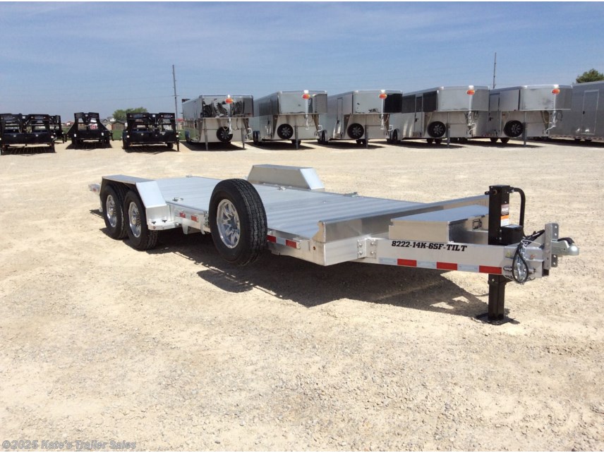 2024 Aluma 8222-14K-Tilt 22' Aluminum Tiltbed Car Hauler Trailer