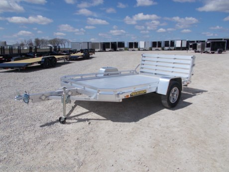 &lt;p&gt;&amp;nbsp;New Aluma 7710HBT Aluminum 10&#39; utility trailer for sale in central Illinois.&lt;/p&gt;
&lt;div&gt;
&lt;div class=&quot;gmail_signature&quot; dir=&quot;ltr&quot; data-smartmail=&quot;gmail_signature&quot;&gt;
&lt;div dir=&quot;ltr&quot;&gt;
&lt;div dir=&quot;ltr&quot;&gt;
&lt;div dir=&quot;ltr&quot;&gt;
&lt;div dir=&quot;ltr&quot;&gt;
&lt;div dir=&quot;ltr&quot;&gt;
&lt;div dir=&quot;ltr&quot;&gt;
&lt;div dir=&quot;ltr&quot;&gt;
&lt;div dir=&quot;ltr&quot;&gt;
&lt;p&gt;3500# Rubber torsion axle (rated at 2990#) - No brakes - Easy lube hubs&lt;/p&gt;
&lt;p&gt;ST205/75R14 LRC radial tires with Aluminum wheels&lt;/p&gt;
&lt;p&gt;Aluminum fenders&lt;/p&gt;
&lt;p&gt;Extruded aluminum floor&lt;/p&gt;
&lt;p&gt;Front &amp;amp; side retaining rails&lt;/p&gt;
&lt;p&gt;A-Framed aluminum tongue, 2&quot; coupler&lt;/p&gt;
&lt;p&gt;4) Stake pockets (2 per side)&lt;/p&gt;
&lt;p&gt;Swivel tongue jack&lt;/p&gt;
&lt;p&gt;LED Lighting package, safety chains&lt;/p&gt;
&lt;p&gt;Aluminum BI-Fold tailgate -&amp;nbsp;&lt;/p&gt;
&lt;p&gt;Overall width = 101.5&quot;&lt;/p&gt;
&lt;p&gt;Overall length = 176&quot;&lt;/p&gt;
&lt;p&gt;5 Year Limited Factory Warranty&lt;/p&gt;
&lt;/div&gt;
&lt;/div&gt;
&lt;/div&gt;
&lt;/div&gt;
&lt;/div&gt;
&lt;/div&gt;
&lt;/div&gt;
&lt;/div&gt;
&lt;/div&gt;
&lt;/div&gt;
&lt;div&gt;
&lt;div class=&quot;gmail_signature&quot; dir=&quot;ltr&quot; data-smartmail=&quot;gmail_signature&quot;&gt;
&lt;div dir=&quot;ltr&quot;&gt;
&lt;div dir=&quot;ltr&quot;&gt;
&lt;div dir=&quot;ltr&quot;&gt;
&lt;div dir=&quot;ltr&quot;&gt;
&lt;div dir=&quot;ltr&quot;&gt;
&lt;div dir=&quot;ltr&quot;&gt;
&lt;div dir=&quot;ltr&quot;&gt;
&lt;div dir=&quot;ltr&quot;&gt;
&lt;p&gt;&amp;nbsp;&lt;/p&gt;
&lt;div&gt;
&lt;div class=&quot;gmail_signature&quot; dir=&quot;ltr&quot; data-smartmail=&quot;gmail_signature&quot;&gt;
&lt;div dir=&quot;ltr&quot;&gt;
&lt;div class=&quot;gmail_default&quot;&gt;**Please call or email us to verify that this trailer is still for sale**&amp;nbsp; All prices on our website are Cash Prices. Tax, Title, and Licensing fees are not included in the listing price. All out-of-state purchasers must bring cash or a cashier&#39;s check. NO OUT OF STATE CHECKS WILL BE ACCEPTED!! We do NOT accept Credit Cards for payment on trailers! *Contact us for the best Out the Door Price* We offer financing through Sheffield Financial &amp;amp; Trailer Solutions Financial with approved credit on new trailers . Ask us about E-Track installs, D-Ring installs, Ladder Rack installs. Here at Kate&#39;s Trailer Sales we try to have over 400 trailers in stock and for sale at our Arthur IL location. We are a licensed Illinois Trailer Dealer. We also have a fully stocked selection of trailer parts and offer trailer service like wheel bearing, brakes, seals, lighting, wood replacement, panel replacement, welding on steel and aluminum, B&amp;amp;W&amp;nbsp;Gooseneck&amp;nbsp;Hitch installs, E-track installs, D-ring installs,Curt Hitches, Adjustable Hitches, B&amp;amp;W adjustable hitches.&amp;nbsp;We stock Enclosed Cargo Trailers, Horse Trailers, Livestock Trailers,&amp;nbsp;ATV&amp;nbsp;Trailers,&amp;nbsp;UTV&amp;nbsp;Tr&lt;wbr&gt;ailers, Dump Trailers, Tiltbed&amp;nbsp;Equipment Trailers, Implement Trailers, Car Haulers, Aluminum Trailers, Utility Trailer, Box Trailer, Used Trailer for sale, Bobcat Trailer, Car Trailer, Race Trailers,&amp;nbsp;Gooseneck&amp;nbsp;Trailer,&amp;nbsp;G&lt;wbr&gt;ooseneck&amp;nbsp;Enclosed Trailers,&amp;nbsp;Gooseneck&amp;nbsp;Dump Trailer, Hydraulic Dovetail Trailers, Low-Pro Trailers, Enclosed Car Trailers, Construction Trailers, Craft Trailers, Tool Trailers,&amp;nbsp;Deckover&amp;nbsp;Trailers, Farm Trailers, Seed Trailers, Skid Loader Trailer, Scissor Lift Trailers, Forklift Trailers, Motorcycle Trailers, Slingshot Trailer, Aluminum Cargo Trailers, Engineered I-Beam&amp;nbsp;Gooseneck&amp;nbsp;Trailers, Buggy Haulers, Jeep Trailers,&amp;nbsp;SXS&amp;nbsp;Trailer,&amp;nbsp;Pipetop&lt;wbr&gt;&amp;nbsp;Trailer, Spring Loaded Gate Trailers, Trailer to haul my Golf-Cart,&amp;nbsp;Pintle&amp;nbsp;Trailer, Backhoe Trailer, Landscape Trailer, Lawn Care&amp;nbsp;Trailer.&amp;nbsp;&amp;nbsp;We are centrally located between Chicago IL, Indianapolis IN, St Louis MO,&amp;nbsp;Effingham&amp;nbsp;IL,&amp;nbsp;Champaign&amp;nbsp;IL&lt;wbr&gt;, Decatur IL, Springfield IL, Rockford IL,Peoria IL ,&amp;nbsp;Bloomington&amp;nbsp;IL, Mount Vernon IL,&amp;nbsp;Teutopolis&amp;nbsp;IL, Decatur IL,&amp;nbsp;Litchfield&amp;nbsp;IL,&amp;nbsp;Danville&amp;nbsp;IL&lt;wbr&gt;. We are a dealer for&amp;nbsp;Aluma&amp;nbsp;Aluminum Trailers, Cross Enclosed Cargo Trailers, Load Trail Trailers,&amp;nbsp;Midsota&amp;nbsp;Trailers, Nova Trailers by&amp;nbsp;Midsota, Pace Trailers, Lamar Trailers, Rice Trailers,&amp;nbsp;Sundowner&amp;nbsp;Trailers,&amp;nbsp;&lt;wbr&gt;ATC Trailers, H&amp;amp;H Trailers, Horizon Trailers, Delta Livestock Trailers, Delta Horse Trailers.&lt;/div&gt;
&lt;/div&gt;
&lt;/div&gt;
&lt;/div&gt;
&lt;/div&gt;
&lt;/div&gt;
&lt;/div&gt;
&lt;/div&gt;
&lt;/div&gt;
&lt;/div&gt;
&lt;/div&gt;
&lt;/div&gt;
&lt;/div&gt;
&lt;/div&gt;