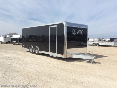 &lt;p&gt;NEW ATC RM500B85702400+0-2T5.2K Car Hauler&lt;/p&gt;
&lt;p&gt;8.5&#39; wide by 24&#39; long aluminum enclosed cargo trailer rated at 9990 LB GVWR.&lt;/p&gt;
&lt;p&gt;Chrome Bullnose Trim Package w/ Polished Castings&lt;/p&gt;
&lt;p&gt;RV Style side door,&lt;/p&gt;
&lt;p&gt;Upgraded to (2) 5200 lb Dexter Torsion axles,&lt;/p&gt;
&lt;p&gt;6&#39;&#39; Added Height (84&#39;&#39; Interior Height)&lt;/p&gt;
&lt;p&gt;Spread Axle Upgrade&lt;/p&gt;
&lt;p&gt;Drop Skirts&lt;/p&gt;
&lt;p&gt;Aluminum Wheels&lt;/p&gt;
&lt;p&gt;EZ Lube hubs,&lt;/p&gt;
&lt;p&gt;Brakes on both axles,&lt;/p&gt;
&lt;p&gt;Side fold up escape door w/removable fender&amp;nbsp;&lt;/p&gt;
&lt;p&gt;Rv style side door w/pull out aluminum step&amp;nbsp;&lt;/p&gt;
&lt;p&gt;Upper &amp;amp; lower cabinets&lt;/p&gt;
&lt;p&gt;110V package w/ interior &amp;amp; exterior outlets&lt;/p&gt;
&lt;p&gt;4- 12v Interior ceiling lights&amp;nbsp;&lt;/p&gt;
&lt;p&gt;16&#39;&#39; on center floor cross members&amp;nbsp;&lt;/p&gt;
&lt;p&gt;16&#39;&#39; on center ceiling cross members&amp;nbsp;&lt;/p&gt;
&lt;p&gt;16&#39;&#39; on center wall cross members&amp;nbsp;&lt;/p&gt;
&lt;p&gt;1- Roof vent&amp;nbsp;&lt;/p&gt;
&lt;p&gt;One piece aluminum roof,&lt;/p&gt;
&lt;p&gt;(4) recessed D-rings,&lt;/p&gt;
&lt;p&gt;Aluminum side door hold backs,&lt;/p&gt;
&lt;p&gt;2x8 Triple Tube Tongue,&lt;/p&gt;
&lt;p&gt;Rubber coin floor&amp;nbsp;&lt;/p&gt;
&lt;p&gt;Silver Aluminum On Ceiling&lt;/p&gt;
&lt;p&gt;Silver Aluminum On Interior Walls&lt;/p&gt;
&lt;p&gt;Black interior cove&amp;nbsp;&lt;/p&gt;
&lt;p&gt;2nd set of tail lights&amp;nbsp;&lt;/p&gt;
&lt;p&gt;Rear Ramp Paddle Latches&lt;/p&gt;
&lt;p&gt;Rear ramp door with extra flap,&lt;/p&gt;
&lt;p&gt;24&quot; rock guard,&lt;/p&gt;
&lt;p&gt;5 year limited factory warranty ,&lt;/p&gt;
&lt;p&gt;824TA&lt;/p&gt;
&lt;p&gt;&amp;nbsp;&lt;/p&gt;
&lt;div&gt;
&lt;div class=&quot;gmail_signature&quot; dir=&quot;ltr&quot; data-smartmail=&quot;gmail_signature&quot;&gt;
&lt;div dir=&quot;ltr&quot;&gt;&amp;nbsp;&lt;/div&gt;
&lt;/div&gt;
&lt;/div&gt;
&lt;div class=&quot;gmail_default&quot; style=&quot;color: #222222; font-style: normal; font-variant-ligatures: normal; font-variant-caps: normal; font-weight: 400; letter-spacing: normal; orphans: 2; text-align: start; text-indent: 0px; text-transform: none; widows: 2; word-spacing: 0px; -webkit-text-stroke-width: 0px; white-space: normal; background-color: #ffffff; text-decoration-thickness: initial; text-decoration-style: initial; text-decoration-color: initial; font-family: tahoma, sans-serif; font-size: large;&quot;&gt;
&lt;div&gt;
&lt;div class=&quot;gmail_signature&quot; dir=&quot;ltr&quot; data-smartmail=&quot;gmail_signature&quot;&gt;
&lt;div dir=&quot;ltr&quot;&gt;
&lt;div class=&quot;gmail_default&quot;&gt;**Please call or email us to verify that this trailer is still for sale**&amp;nbsp; All prices on our website are Cash Prices. Tax, Title, and Licensing fees are not included in the listing price. All out-of-state purchasers must bring cash or a cashier&#39;s check. NO OUT OF STATE CHECKS WILL BE ACCEPTED!! We do NOT accept Credit Cards for payment on trailers! *Contact us for the best Out the Door Price* We offer financing through Sheffield Financial &amp;amp; Trailer Solutions Financial with approved credit on new trailers . Ask us about E-Track installs, D-Ring installs, Ladder Rack installs. Here at Kate&#39;s Trailer Sales we try to have over 400 trailers in stock and for sale at our Arthur IL location. We are a licensed Illinois Trailer Dealer. We also have a fully stocked selection of trailer parts and offer trailer service like wheel bearing, brakes, seals, lighting, wood replacement, panel replacement, welding on steel and aluminum, B&amp;amp;W&amp;nbsp;Gooseneck&amp;nbsp;Hitch installs, E-track installs, D-ring installs,Curt Hitches, Adjustable Hitches, B&amp;amp;W adjustable hitches.&amp;nbsp;We stock Enclosed Cargo Trailers, Horse Trailers, Livestock Trailers,&amp;nbsp;ATV&amp;nbsp;Trailers,&amp;nbsp;UTV&amp;nbsp;Tr&lt;wbr /&gt;ailers, Dump Trailers, Tiltbed&amp;nbsp;Equipment Trailers, Implement Trailers, Car Haulers, Aluminum Trailers, Utility Trailer, Box Trailer, Used Trailer for sale, Bobcat Trailer, Car Trailer, Race Trailers,&amp;nbsp;Gooseneck&amp;nbsp;Trailer,&amp;nbsp;G&lt;wbr /&gt;ooseneck&amp;nbsp;Enclosed Trailers,&amp;nbsp;Gooseneck&amp;nbsp;Dump Trailer, Hydraulic Dovetail Trailers, Low-Pro Trailers, Enclosed Car Trailers, Construction Trailers, Craft Trailers, Tool Trailers,&amp;nbsp;Deckover&amp;nbsp;Trailers, Farm Trailers, Seed Trailers, Skid Loader Trailer, Scissor Lift Trailers, Forklift Trailers, Motorcycle Trailers, Slingshot Trailer, Aluminum Cargo Trailers, Engineered I-Beam&amp;nbsp;Gooseneck&amp;nbsp;Trailers, Buggy Haulers, Jeep Trailers,&amp;nbsp;SXS&amp;nbsp;Trailer,&amp;nbsp;Pipetop&lt;wbr /&gt;&amp;nbsp;Trailer, Spring Loaded Gate Trailers, Trailer to haul my Golf-Cart,&amp;nbsp;Pintle&amp;nbsp;Trailer, Backhoe Trailer, Landscape Trailer, Lawn Care&amp;nbsp;Trailer.&amp;nbsp;&amp;nbsp;We are centrally located between Chicago IL, Indianapolis IN, St Louis MO,&amp;nbsp;Effingham&amp;nbsp;IL,&amp;nbsp;Champaign&amp;nbsp;IL&lt;wbr /&gt;, Decatur IL, Springfield IL, Rockford IL,Peoria IL ,&amp;nbsp;Bloomington&amp;nbsp;IL, Mount Vernon IL,&amp;nbsp;Teutopolis&amp;nbsp;IL, Decatur IL,&amp;nbsp;Litchfield&amp;nbsp;IL,&amp;nbsp;Danville&amp;nbsp;IL&lt;wbr /&gt;. We are a dealer for&amp;nbsp;Aluma&amp;nbsp;Aluminum Trailers, Cross Enclosed Cargo Trailers, Load Trail Trailers,&amp;nbsp;Midsota&amp;nbsp;Trailers, Nova Trailers by&amp;nbsp;Midsota, Pace Trailers, Lamar Trailers, Rice Trailers,&amp;nbsp;Sundowner&amp;nbsp;Trailers,&amp;nbsp;&lt;wbr /&gt;ATC Trailers, H&amp;amp;H Trailers, Horizon Trailers, Delta Livestock Trailers, Delta Horse Trailers.&lt;/div&gt;
&lt;/div&gt;
&lt;/div&gt;
&lt;/div&gt;
&lt;div class=&quot;gmail_default&quot;&gt;&amp;nbsp;&lt;/div&gt;
&lt;/div&gt;