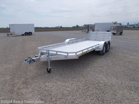 &lt;p&gt;&amp;nbsp;New Aluma 7818BT aluminum 18&#39; utility trailer.&lt;/p&gt;
&lt;p&gt;2-3500# Rubber torsion axles - Easy lube hubs (7000 LB GVWR)&lt;/p&gt;
&lt;p&gt;Electric brakes on both axles, breakaway kit&lt;/p&gt;
&lt;p&gt;ST205/75R14 LRC radial tires&lt;/p&gt;
&lt;p&gt;Aluminum wheels&lt;/p&gt;
&lt;p&gt;Removable aluminum fenders&lt;/p&gt;
&lt;p&gt;Extruded aluminum floor&lt;/p&gt;
&lt;p&gt;Front &amp;amp; side retaining rails&lt;/p&gt;
&lt;p&gt;A-Framed aluminum tongue with 2-5/16&quot; coupler&lt;/p&gt;
&lt;p&gt;(6) Stake pockets (3 per side)&lt;/p&gt;
&lt;p&gt;(4) Recessed tie rings&lt;/p&gt;
&lt;p&gt;(2) Drop-down rear stabilizer jacks&lt;/p&gt;
&lt;p&gt;Single-wheel swivel tongue jack&lt;/p&gt;
&lt;p&gt;LED Lighting package, safety chains&lt;/p&gt;
&lt;p&gt;Overall width = 101.5&quot;&lt;/p&gt;
&lt;p&gt;Overall length = 272&quot;&lt;/p&gt;
&lt;p&gt;Bi-fold tailgate upgrade&amp;nbsp;&lt;/p&gt;
&lt;p&gt;5 Year Limited Factory Warranty&lt;/p&gt;
&lt;div&gt;
&lt;div class=&quot;gmail_signature&quot; dir=&quot;ltr&quot; data-smartmail=&quot;gmail_signature&quot;&gt;
&lt;div dir=&quot;ltr&quot;&gt;
&lt;div dir=&quot;ltr&quot;&gt;
&lt;div dir=&quot;ltr&quot;&gt;
&lt;div dir=&quot;ltr&quot;&gt;
&lt;div dir=&quot;ltr&quot;&gt;
&lt;div dir=&quot;ltr&quot;&gt;
&lt;div dir=&quot;ltr&quot;&gt;
&lt;div dir=&quot;ltr&quot;&gt;
&lt;p&gt;&amp;nbsp;&lt;/p&gt;
&lt;div&gt;
&lt;div class=&quot;gmail_signature&quot; dir=&quot;ltr&quot; data-smartmail=&quot;gmail_signature&quot;&gt;
&lt;div dir=&quot;ltr&quot;&gt;
&lt;div class=&quot;gmail_default&quot;&gt;**Please call or email us to verify that this trailer is still for sale**&amp;nbsp; All prices on our website are Cash Prices. Tax, Title, and Licensing fees are not included in the listing price. All out-of-state purchasers must bring cash or a cashier&#39;s check. NO OUT OF STATE CHECKS WILL BE ACCEPTED!! We do NOT accept Credit Cards for payment on trailers! *Contact us for the best Out the Door Price* We offer financing through Sheffield Financial &amp;amp; Trailer Solutions Financial with approved credit on new trailers . Ask us about E-Track installs, D-Ring installs, Ladder Rack installs. Here at Kate&#39;s Trailer Sales we try to have over 400 trailers in stock and for sale at our Arthur IL location. We are a licensed Illinois Trailer Dealer. We also have a fully stocked selection of trailer parts and offer trailer service like wheel bearing, brakes, seals, lighting, wood replacement, panel replacement, welding on steel and aluminum, B&amp;amp;W&amp;nbsp;Gooseneck&amp;nbsp;Hitch installs, E-track installs, D-ring installs,Curt Hitches, Adjustable Hitches, B&amp;amp;W adjustable hitches.&amp;nbsp;We stock Enclosed Cargo Trailers, Horse Trailers, Livestock Trailers,&amp;nbsp;ATV&amp;nbsp;Trailers,&amp;nbsp;UTV&amp;nbsp;Tr&lt;wbr /&gt;ailers, Dump Trailers, Tiltbed&amp;nbsp;Equipment Trailers, Implement Trailers, Car Haulers, Aluminum Trailers, Utility Trailer, Box Trailer, Used Trailer for sale, Bobcat Trailer, Car Trailer, Race Trailers,&amp;nbsp;Gooseneck&amp;nbsp;Trailer,&amp;nbsp;G&lt;wbr /&gt;ooseneck&amp;nbsp;Enclosed Trailers,&amp;nbsp;Gooseneck&amp;nbsp;Dump Trailer, Hydraulic Dovetail Trailers, Low-Pro Trailers, Enclosed Car Trailers, Construction Trailers, Craft Trailers, Tool Trailers,&amp;nbsp;Deckover&amp;nbsp;Trailers, Farm Trailers, Seed Trailers, Skid Loader Trailer, Scissor Lift Trailers, Forklift Trailers, Motorcycle Trailers, Slingshot Trailer, Aluminum Cargo Trailers, Engineered I-Beam&amp;nbsp;Gooseneck&amp;nbsp;Trailers, Buggy Haulers, Jeep Trailers,&amp;nbsp;SXS&amp;nbsp;Trailer,&amp;nbsp;Pipetop&lt;wbr /&gt;&amp;nbsp;Trailer, Spring Loaded Gate Trailers, Trailer to haul my Golf-Cart,&amp;nbsp;Pintle&amp;nbsp;Trailer, Backhoe Trailer, Landscape Trailer, Lawn Care&amp;nbsp;Trailer.&amp;nbsp;&amp;nbsp;We are centrally located between Chicago IL, Indianapolis IN, St Louis MO,&amp;nbsp;Effingham&amp;nbsp;IL,&amp;nbsp;Champaign&amp;nbsp;IL&lt;wbr /&gt;, Decatur IL, Springfield IL, Rockford IL,Peoria IL ,&amp;nbsp;Bloomington&amp;nbsp;IL, Mount Vernon IL,&amp;nbsp;Teutopolis&amp;nbsp;IL, Decatur IL,&amp;nbsp;Litchfield&amp;nbsp;IL,&amp;nbsp;Danville&amp;nbsp;IL&lt;wbr /&gt;. We are a dealer for&amp;nbsp;Aluma&amp;nbsp;Aluminum Trailers, Cross Enclosed Cargo Trailers, Load Trail Trailers,&amp;nbsp;Midsota&amp;nbsp;Trailers, Nova Trailers by&amp;nbsp;Midsota, Pace Trailers, Lamar Trailers, Rice Trailers,&amp;nbsp;Sundowner&amp;nbsp;Trailers,&amp;nbsp;&lt;wbr /&gt;ATC Trailers, H&amp;amp;H Trailers, Horizon Trailers, Delta Livestock Trailers, Delta Horse Trailers.&lt;/div&gt;
&lt;/div&gt;
&lt;/div&gt;
&lt;/div&gt;
&lt;/div&gt;
&lt;/div&gt;
&lt;/div&gt;
&lt;/div&gt;
&lt;/div&gt;
&lt;/div&gt;
&lt;/div&gt;
&lt;/div&gt;
&lt;/div&gt;
&lt;/div&gt;