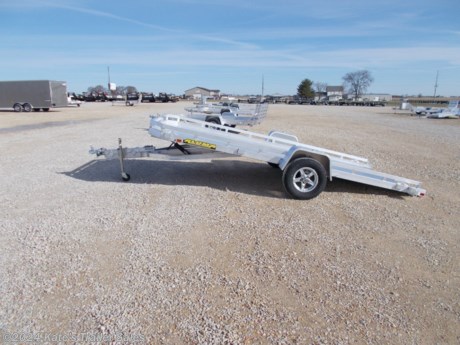 &lt;p&gt;New 14&#39; Aluminum single axle tilt trailer for sale All aluminum construction (excluding axle &amp;amp; coupler)&lt;/p&gt;
&lt;p&gt;Model: 7814STilt&lt;/p&gt;
&lt;p&gt;Empty Weight: 750#&lt;/p&gt;
&lt;p&gt;Bed Size: 77.5 x 176&lt;/p&gt;
&lt;p&gt;Tires: 14&quot;&lt;/p&gt;
&lt;p&gt;3500# Rubber torsion axle&lt;/p&gt;
&lt;p&gt;(rated at 2990#)&lt;/p&gt;
&lt;p&gt;Easy lube hubs&lt;/p&gt;
&lt;p&gt;ST205/75R14 radial tires&lt;/p&gt;
&lt;p&gt;Aluminum wheels&lt;/p&gt;
&lt;p&gt;Hydraulic dampener with gas lift&lt;/p&gt;
&lt;p&gt;Aluminum fenders&lt;/p&gt;
&lt;p&gt;Extruded aluminum floor&lt;/p&gt;
&lt;p&gt;Front &amp;amp; side retaining rails&lt;/p&gt;
&lt;p&gt;A-Framed aluminum tongue&lt;/p&gt;
&lt;p&gt;2&quot; coupler&lt;/p&gt;
&lt;p&gt;(6) Stake pockets&amp;nbsp;&lt;/p&gt;
&lt;p&gt;Swivel tongue jack&lt;/p&gt;
&lt;p&gt;LED Lighting package&lt;/p&gt;
&lt;p&gt;Safety chains&lt;/p&gt;
&lt;p&gt;Overall width = 101.5&lt;/p&gt;
&lt;p&gt;Overall length = 227&lt;/p&gt;
&lt;p&gt;12.5&amp;deg; Tilt&lt;/p&gt;
&lt;p&gt;5 Year factory Warranty&lt;/p&gt;
&lt;p&gt;&amp;nbsp;&lt;/p&gt;
&lt;div&gt;
&lt;div class=&quot;gmail_signature&quot; dir=&quot;ltr&quot; data-smartmail=&quot;gmail_signature&quot;&gt;
&lt;div dir=&quot;ltr&quot;&gt;
&lt;div class=&quot;gmail_default&quot;&gt;**Please call or email us to verify that this trailer is still for sale**&amp;nbsp; All prices on our website are Cash Prices. Tax, Title, and Licensing fees are not included in the listing price. All out-of-state purchasers must bring cash or a cashier&#39;s check. NO OUT OF STATE CHECKS WILL BE ACCEPTED!! We do NOT accept Credit Cards for payment on trailers! *Contact us for the best Out the Door Price* We offer financing through Sheffield Financial &amp;amp; Trailer Solutions Financial with approved credit on new trailers . Ask us about E-Track installs, D-Ring installs, Ladder Rack installs. Here at Kate&#39;s Trailer Sales we try to have over 400 trailers in stock and for sale at our Arthur IL location. We are a licensed Illinois Trailer Dealer. We also have a fully stocked selection of trailer parts and offer trailer service like wheel bearing, brakes, seals, lighting, wood replacement, panel replacement, welding on steel and aluminum, B&amp;amp;W&amp;nbsp;Gooseneck&amp;nbsp;Hitch installs, E-track installs, D-ring installs,Curt Hitches, Adjustable Hitches, B&amp;amp;W adjustable hitches.&amp;nbsp;We stock Enclosed Cargo Trailers, Horse Trailers, Livestock Trailers,&amp;nbsp;ATV&amp;nbsp;Trailers,&amp;nbsp;UTV&amp;nbsp;Tr&lt;wbr /&gt;ailers, Dump Trailers, Tiltbed&amp;nbsp;Equipment Trailers, Implement Trailers, Car Haulers, Aluminum Trailers, Utility Trailer, Box Trailer, Used Trailer for sale, Bobcat Trailer, Car Trailer, Race Trailers,&amp;nbsp;Gooseneck&amp;nbsp;Trailer,&amp;nbsp;G&lt;wbr /&gt;ooseneck&amp;nbsp;Enclosed Trailers,&amp;nbsp;Gooseneck&amp;nbsp;Dump Trailer, Hydraulic Dovetail Trailers, Low-Pro Trailers, Enclosed Car Trailers, Construction Trailers, Craft Trailers, Tool Trailers,&amp;nbsp;Deckover&amp;nbsp;Trailers, Farm Trailers, Seed Trailers, Skid Loader Trailer, Scissor Lift Trailers, Forklift Trailers, Motorcycle Trailers, Slingshot Trailer, Aluminum Cargo Trailers, Engineered I-Beam&amp;nbsp;Gooseneck&amp;nbsp;Trailers, Buggy Haulers, Jeep Trailers,&amp;nbsp;SXS&amp;nbsp;Trailer,&amp;nbsp;Pipetop&lt;wbr /&gt;&amp;nbsp;Trailer, Spring Loaded Gate Trailers, Trailer to haul my Golf-Cart,&amp;nbsp;Pintle&amp;nbsp;Trailer, Backhoe Trailer, Landscape Trailer, Lawn Care&amp;nbsp;Trailer.&amp;nbsp;&amp;nbsp;We are centrally located between Chicago IL, Indianapolis IN, St Louis MO,&amp;nbsp;Effingham&amp;nbsp;IL,&amp;nbsp;Champaign&amp;nbsp;IL&lt;wbr /&gt;, Decatur IL, Springfield IL, Rockford IL,Peoria IL ,&amp;nbsp;Bloomington&amp;nbsp;IL, Mount Vernon IL,&amp;nbsp;Teutopolis&amp;nbsp;IL, Decatur IL,&amp;nbsp;Litchfield&amp;nbsp;IL,&amp;nbsp;Danville&amp;nbsp;IL&lt;wbr /&gt;. We are a dealer for&amp;nbsp;Aluma&amp;nbsp;Aluminum Trailers, Cross Enclosed Cargo Trailers, Load Trail Trailers,&amp;nbsp;Midsota&amp;nbsp;Trailers, Nova Trailers by&amp;nbsp;Midsota, Pace Trailers, Lamar Trailers, Rice Trailers,&amp;nbsp;Sundowner&amp;nbsp;Trailers,&amp;nbsp;&lt;wbr /&gt;ATC Trailers, H&amp;amp;H Trailers, Horizon Trailers, Delta Livestock Trailers, Delta Horse Trailers.&lt;/div&gt;
&lt;/div&gt;
&lt;/div&gt;
&lt;/div&gt;