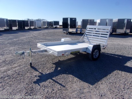 &lt;p&gt;&amp;nbsp;New Aluma 6810H Aluminum 10&#39; utility trailer for sale in central Illinois.&lt;/p&gt;
&lt;div&gt;
&lt;div class=&quot;gmail_signature&quot; dir=&quot;ltr&quot; data-smartmail=&quot;gmail_signature&quot;&gt;
&lt;div dir=&quot;ltr&quot;&gt;
&lt;div dir=&quot;ltr&quot;&gt;
&lt;div dir=&quot;ltr&quot;&gt;
&lt;div dir=&quot;ltr&quot;&gt;
&lt;div dir=&quot;ltr&quot;&gt;
&lt;div dir=&quot;ltr&quot;&gt;
&lt;div dir=&quot;ltr&quot;&gt;
&lt;div dir=&quot;ltr&quot;&gt;
&lt;p&gt;3500# Rubber torsion axle (rated at 2990#) - No brakes - Easy lube hubs&lt;/p&gt;
&lt;p&gt;ST205/75R14 LRC radial tires with Aluminum wheels&lt;/p&gt;
&lt;p&gt;Aluminum fenders&lt;/p&gt;
&lt;p&gt;Extruded aluminum floor&lt;/p&gt;
&lt;p&gt;Front &amp;amp; side retaining rails&lt;/p&gt;
&lt;p&gt;A-Framed aluminum tongue, 2&quot; coupler&lt;/p&gt;
&lt;p&gt;4) Stake pockets (2 per side)&lt;/p&gt;
&lt;p&gt;Swivel tongue jack&lt;/p&gt;
&lt;p&gt;LED Lighting package, safety chains&lt;/p&gt;
&lt;p&gt;5 Year Limited Factory Warranty&lt;/p&gt;
&lt;/div&gt;
&lt;/div&gt;
&lt;/div&gt;
&lt;/div&gt;
&lt;/div&gt;
&lt;/div&gt;
&lt;/div&gt;
&lt;/div&gt;
&lt;/div&gt;
&lt;/div&gt;
&lt;div&gt;
&lt;div class=&quot;gmail_signature&quot; dir=&quot;ltr&quot; data-smartmail=&quot;gmail_signature&quot;&gt;
&lt;div dir=&quot;ltr&quot;&gt;
&lt;div dir=&quot;ltr&quot;&gt;
&lt;div dir=&quot;ltr&quot;&gt;
&lt;div dir=&quot;ltr&quot;&gt;
&lt;div dir=&quot;ltr&quot;&gt;
&lt;div dir=&quot;ltr&quot;&gt;
&lt;div dir=&quot;ltr&quot;&gt;
&lt;div dir=&quot;ltr&quot;&gt;
&lt;p&gt;&amp;nbsp;&lt;/p&gt;
&lt;div&gt;
&lt;div class=&quot;gmail_signature&quot; dir=&quot;ltr&quot; data-smartmail=&quot;gmail_signature&quot;&gt;
&lt;div dir=&quot;ltr&quot;&gt;
&lt;div class=&quot;gmail_default&quot;&gt;**Please call or email us to verify that this trailer is still for sale**&amp;nbsp; All prices on our website are Cash Prices. Tax, Title, and Licensing fees are not included in the listing price. All out-of-state purchasers must bring cash or a cashier&#39;s check. NO OUT OF STATE CHECKS WILL BE ACCEPTED!! We do NOT accept Credit Cards for payment on trailers! *Contact us for the best Out the Door Price* We offer financing through Sheffield Financial &amp;amp; Trailer Solutions Financial with approved credit on new trailers . Ask us about E-Track installs, D-Ring installs, Ladder Rack installs. Here at Kate&#39;s Trailer Sales we try to have over 400 trailers in stock and for sale at our Arthur IL location. We are a licensed Illinois Trailer Dealer. We also have a fully stocked selection of trailer parts and offer trailer service like wheel bearing, brakes, seals, lighting, wood replacement, panel replacement, welding on steel and aluminum, B&amp;amp;W&amp;nbsp;Gooseneck&amp;nbsp;Hitch installs, E-track installs, D-ring installs,Curt Hitches, Adjustable Hitches, B&amp;amp;W adjustable hitches.&amp;nbsp;We stock Enclosed Cargo Trailers, Horse Trailers, Livestock Trailers,&amp;nbsp;ATV&amp;nbsp;Trailers,&amp;nbsp;UTV&amp;nbsp;Tr&lt;wbr /&gt;ailers, Dump Trailers, Tiltbed&amp;nbsp;Equipment Trailers, Implement Trailers, Car Haulers, Aluminum Trailers, Utility Trailer, Box Trailer, Used Trailer for sale, Bobcat Trailer, Car Trailer, Race Trailers,&amp;nbsp;Gooseneck&amp;nbsp;Trailer,&amp;nbsp;G&lt;wbr /&gt;ooseneck&amp;nbsp;Enclosed Trailers,&amp;nbsp;Gooseneck&amp;nbsp;Dump Trailer, Hydraulic Dovetail Trailers, Low-Pro Trailers, Enclosed Car Trailers, Construction Trailers, Craft Trailers, Tool Trailers,&amp;nbsp;Deckover&amp;nbsp;Trailers, Farm Trailers, Seed Trailers, Skid Loader Trailer, Scissor Lift Trailers, Forklift Trailers, Motorcycle Trailers, Slingshot Trailer, Aluminum Cargo Trailers, Engineered I-Beam&amp;nbsp;Gooseneck&amp;nbsp;Trailers, Buggy Haulers, Jeep Trailers,&amp;nbsp;SXS&amp;nbsp;Trailer,&amp;nbsp;Pipetop&lt;wbr /&gt;&amp;nbsp;Trailer, Spring Loaded Gate Trailers, Trailer to haul my Golf-Cart,&amp;nbsp;Pintle&amp;nbsp;Trailer, Backhoe Trailer, Landscape Trailer, Lawn Care&amp;nbsp;Trailer.&amp;nbsp;&amp;nbsp;We are centrally located between Chicago IL, Indianapolis IN, St Louis MO,&amp;nbsp;Effingham&amp;nbsp;IL,&amp;nbsp;Champaign&amp;nbsp;IL&lt;wbr /&gt;, Decatur IL, Springfield IL, Rockford IL,Peoria IL ,&amp;nbsp;Bloomington&amp;nbsp;IL, Mount Vernon IL,&amp;nbsp;Teutopolis&amp;nbsp;IL, Decatur IL,&amp;nbsp;Litchfield&amp;nbsp;IL,&amp;nbsp;Danville&amp;nbsp;IL&lt;wbr /&gt;. We are a dealer for&amp;nbsp;Aluma&amp;nbsp;Aluminum Trailers, Cross Enclosed Cargo Trailers, Load Trail Trailers,&amp;nbsp;Midsota&amp;nbsp;Trailers, Nova Trailers by&amp;nbsp;Midsota, Pace Trailers, Lamar Trailers, Rice Trailers,&amp;nbsp;Sundowner&amp;nbsp;Trailers,&amp;nbsp;&lt;wbr /&gt;ATC Trailers, H&amp;amp;H Trailers, Horizon Trailers, Delta Livestock Trailers, Delta Horse Trailers.&lt;/div&gt;
&lt;/div&gt;
&lt;/div&gt;
&lt;/div&gt;
&lt;/div&gt;
&lt;/div&gt;
&lt;/div&gt;
&lt;/div&gt;
&lt;/div&gt;
&lt;/div&gt;
&lt;/div&gt;
&lt;/div&gt;
&lt;/div&gt;
&lt;/div&gt;