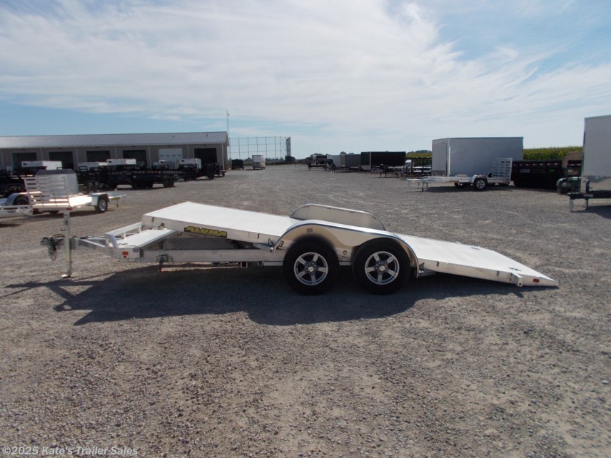 New 2024 Aluma 8216 Tilt 16&apos; Aluminum Tiltbed Car Hauler Trailer available in Arthur, Illinois