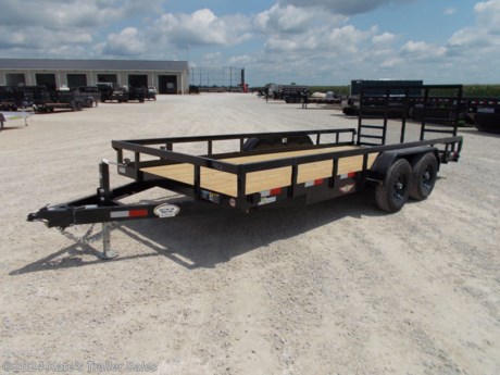 &lt;p&gt;NEW H&amp;amp;H 82x18 Utility Trailer&amp;nbsp;&lt;/p&gt;
&lt;p&gt;Angle Steel Frame &amp;amp; Crossmembers&lt;/p&gt;
&lt;p&gt;5200lb Spring Axles&lt;/p&gt;
&lt;p&gt;4&amp;rdquo; Steel Channel Tongue&lt;/p&gt;
&lt;p&gt;2&amp;rdquo;x 1-1/2&amp;rdquo; Steel Tube Uprights&lt;/p&gt;
&lt;p&gt;2&amp;rdquo;x 2&amp;rdquo; Steel Tube Top Rail&lt;/p&gt;
&lt;p&gt;Enclosed Sealed Wiring Harness&lt;/p&gt;
&lt;p&gt;Full DOT Compliant, LED Lighting&lt;/p&gt;
&lt;p&gt;A-Frame Posi-Lock Coupler &amp;amp; Dual Safety Chains&lt;/p&gt;
&lt;p&gt;Set-Back Jack&lt;/p&gt;
&lt;p&gt;50&amp;rdquo; Spring Assisted Gate with Grab Handle&lt;/p&gt;
&lt;p&gt;Steel Tread Plate Fenders&lt;/p&gt;
&lt;p&gt;Leaf Spring Suspension with Easy Lube Hubs&lt;/p&gt;
&lt;p&gt;Radial Tires on 15&amp;rdquo; Steel Wheels&lt;/p&gt;
&lt;p&gt;Treated Wood Deck&lt;/p&gt;
&lt;p&gt;Stake Pockets&lt;/p&gt;
&lt;p&gt;Spare Tire Mount&lt;/p&gt;
&lt;p&gt;High Gloss Powder Coat Finish&lt;/p&gt;
&lt;p&gt;Limited 3-Year Warranty&lt;/p&gt;
&lt;p&gt;Model# H8218HTRS-100&lt;/p&gt;
&lt;p&gt;&amp;nbsp;&lt;/p&gt;
&lt;p&gt;**Please call or email us to verify that this trailer is still for sale**&amp;nbsp; All prices on our website are Cash Prices. Tax, Title, and Licensing fees are not included in the listing price. All out-of-state purchasers must bring cash or a cashier&#39;s check. NO OUT OF STATE CHECKS WILL BE ACCEPTED!! We do NOT accept Credit Cards for payment on trailers! *Contact us for the best Out the Door Price* We offer financing through Sheffield Financial &amp;amp; Trailer Solutions Financial with approved credit on new trailers . Ask us about E-Track installs, D-Ring installs, Ladder Rack installs. Here at Kate&#39;s Trailer Sales we try to have over 400 trailers in stock and for sale at our Arthur IL location. We are a licensed Illinois Trailer Dealer. We also have a fully stocked selection of trailer parts and offer trailer service like wheel bearing, brakes, seals, lighting, wood replacement, panel replacement, welding on steel and aluminum, B&amp;amp;W Gooseneck Hitch installs, E-track installs, D-ring installs,Curt Hitches, Adjustable Hitches, B&amp;amp;W adjustable hitches. We stock Enclosed Cargo Trailers, Horse Trailers, Livestock Trailers, ATV Trailers, UTV Trailers, Dump Trailers, Tiltbed Equipment Trailers, Implement Trailers, Car Haulers, Aluminum Trailers, Utility Trailer, Box Trailer, Used Trailer for sale, Bobcat Trailer, Car Trailer, Race Trailers, Gooseneck Trailer, Gooseneck Enclosed Trailers, Gooseneck Dump Trailer, Hydraulic Dovetail Trailers, Low-Pro Trailers, Enclosed Car Trailers, Construction Trailers, Craft Trailers, Tool Trailers, Deckover Trailers, Farm Trailers, Seed Trailers, Skid Loader Trailer, Scissor Lift Trailers, Forklift Trailers, Motorcycle Trailers, Slingshot Trailer, Aluminum Cargo Trailers, Engineered I-Beam Gooseneck Trailers, Buggy Haulers, Jeep Trailers, SXS Trailer, Pipetop Trailer, Spring Loaded Gate Trailers, Trailer to haul my Golf-Cart, Pintle Trailer, Backhoe Trailer, Landscape Trailer, Lawn Care Trailer.&amp;nbsp; We are centrally located between Chicago IL, Indianapolis IN, St Louis MO, Effingham IL, Champaign IL, Decatur IL, Springfield IL, Rockford IL,Peoria IL , Bloomington IL, Mount Vernon IL, Teutopolis IL, Decatur IL, Litchfield IL, Danville IL. We are a dealer for Aluma Aluminum Trailers, Cross Enclosed Cargo Trailers, Load Trail Trailers, Midsota Trailers, Nova Trailers by Midsota, Pace Trailers, Lamar Trailers, Rice Trailers, Sundowner Trailers, ATC Trailers, H&amp;amp;H Trailers, Horizon Trailers, Delta Livestock Trailers, Delta Horse Trailers.&lt;/p&gt;
&lt;p&gt;&amp;nbsp;&lt;/p&gt;