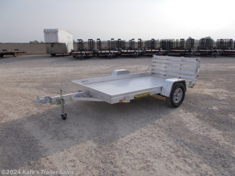 &lt;p&gt;New Aluma 7210HBT aluminum 10&#39; utility trailer.&lt;/p&gt;
&lt;div&gt;
&lt;div class=&quot;gmail_signature&quot; dir=&quot;ltr&quot; data-smartmail=&quot;gmail_signature&quot;&gt;
&lt;div dir=&quot;ltr&quot;&gt;
&lt;div dir=&quot;ltr&quot;&gt;
&lt;div dir=&quot;ltr&quot;&gt;
&lt;div dir=&quot;ltr&quot;&gt;
&lt;div dir=&quot;ltr&quot;&gt;
&lt;div dir=&quot;ltr&quot;&gt;
&lt;div dir=&quot;ltr&quot;&gt;
&lt;div dir=&quot;ltr&quot;&gt;
&lt;p&gt;3500# Rubber torsion axle (rated at 2990#) - Easy lube hubs&lt;/p&gt;
&lt;p&gt;ST205/75R14 LRC radial tires with Aluminum wheels&lt;/p&gt;
&lt;p&gt;Aluminum fenders&lt;/p&gt;
&lt;p&gt;Extruded aluminum floor&lt;/p&gt;
&lt;p&gt;Front &amp;amp; side retaining rails&lt;/p&gt;
&lt;p&gt;A-Framed aluminum tongue with 2&quot; coupler&lt;/p&gt;
&lt;p&gt;(4) Stake pockets (2 per side)&lt;/p&gt;
&lt;p&gt;Swivel tongue jack&lt;/p&gt;
&lt;p&gt;LED Lighting package, safety chains&lt;/p&gt;
&lt;p&gt;Aluminum Bi-Fold Tailgate 5&#39; long&lt;/p&gt;
&lt;p&gt;This trailer only weighs 615 LBS Empty&lt;/p&gt;
&lt;p&gt;5 year limited Factory warranty&lt;/p&gt;
&lt;/div&gt;
&lt;/div&gt;
&lt;/div&gt;
&lt;/div&gt;
&lt;/div&gt;
&lt;/div&gt;
&lt;/div&gt;
&lt;/div&gt;
&lt;/div&gt;
&lt;/div&gt;
&lt;div&gt;
&lt;div class=&quot;gmail_signature&quot; dir=&quot;ltr&quot; data-smartmail=&quot;gmail_signature&quot;&gt;
&lt;div dir=&quot;ltr&quot;&gt;
&lt;div dir=&quot;ltr&quot;&gt;
&lt;div dir=&quot;ltr&quot;&gt;
&lt;div dir=&quot;ltr&quot;&gt;
&lt;div dir=&quot;ltr&quot;&gt;
&lt;div dir=&quot;ltr&quot;&gt;
&lt;div dir=&quot;ltr&quot;&gt;
&lt;div dir=&quot;ltr&quot;&gt;
&lt;p&gt;&amp;nbsp;&lt;/p&gt;
&lt;div&gt;
&lt;div class=&quot;gmail_signature&quot; dir=&quot;ltr&quot; data-smartmail=&quot;gmail_signature&quot;&gt;
&lt;div dir=&quot;ltr&quot;&gt;
&lt;div class=&quot;gmail_default&quot;&gt;**Please call or email us to verify that this trailer is still for sale**&amp;nbsp; All prices on our website are Cash Prices. Tax, Title, and Licensing fees are not included in the listing price. All out-of-state purchasers must bring cash or a cashier&#39;s check. NO OUT OF STATE CHECKS WILL BE ACCEPTED!! We do NOT accept Credit Cards for payment on trailers! *Contact us for the best Out the Door Price* We offer financing through Sheffield Financial &amp;amp; Trailer Solutions Financial with approved credit on new trailers . Ask us about E-Track installs, D-Ring installs, Ladder Rack installs. Here at Kate&#39;s Trailer Sales we try to have over 400 trailers in stock and for sale at our Arthur IL location. We are a licensed Illinois Trailer Dealer. We also have a fully stocked selection of trailer parts and offer trailer service like wheel bearing, brakes, seals, lighting, wood replacement, panel replacement, welding on steel and aluminum, B&amp;amp;W&amp;nbsp;Gooseneck&amp;nbsp;Hitch installs, E-track installs, D-ring installs,Curt Hitches, Adjustable Hitches, B&amp;amp;W adjustable hitches.&amp;nbsp;We stock Enclosed Cargo Trailers, Horse Trailers, Livestock Trailers,&amp;nbsp;ATV&amp;nbsp;Trailers,&amp;nbsp;UTV&amp;nbsp;Tr&lt;wbr /&gt;ailers, Dump Trailers, Tiltbed&amp;nbsp;Equipment Trailers, Implement Trailers, Car Haulers, Aluminum Trailers, Utility Trailer, Box Trailer, Used Trailer for sale, Bobcat Trailer, Car Trailer, Race Trailers,&amp;nbsp;Gooseneck&amp;nbsp;Trailer,&amp;nbsp;G&lt;wbr /&gt;ooseneck&amp;nbsp;Enclosed Trailers,&amp;nbsp;Gooseneck&amp;nbsp;Dump Trailer, Hydraulic Dovetail Trailers, Low-Pro Trailers, Enclosed Car Trailers, Construction Trailers, Craft Trailers, Tool Trailers,&amp;nbsp;Deckover&amp;nbsp;Trailers, Farm Trailers, Seed Trailers, Skid Loader Trailer, Scissor Lift Trailers, Forklift Trailers, Motorcycle Trailers, Slingshot Trailer, Aluminum Cargo Trailers, Engineered I-Beam&amp;nbsp;Gooseneck&amp;nbsp;Trailers, Buggy Haulers, Jeep Trailers,&amp;nbsp;SXS&amp;nbsp;Trailer,&amp;nbsp;Pipetop&lt;wbr /&gt;&amp;nbsp;Trailer, Spring Loaded Gate Trailers, Trailer to haul my Golf-Cart,&amp;nbsp;Pintle&amp;nbsp;Trailer, Backhoe Trailer, Landscape Trailer, Lawn Care&amp;nbsp;Trailer.&amp;nbsp;&amp;nbsp;We are centrally located between Chicago IL, Indianapolis IN, St Louis MO,&amp;nbsp;Effingham&amp;nbsp;IL,&amp;nbsp;Champaign&amp;nbsp;IL&lt;wbr /&gt;, Decatur IL, Springfield IL, Rockford IL,Peoria IL ,&amp;nbsp;Bloomington&amp;nbsp;IL, Mount Vernon IL,&amp;nbsp;Teutopolis&amp;nbsp;IL, Decatur IL,&amp;nbsp;Litchfield&amp;nbsp;IL,&amp;nbsp;Danville&amp;nbsp;IL&lt;wbr /&gt;. We are a dealer for&amp;nbsp;Aluma&amp;nbsp;Aluminum Trailers, Cross Enclosed Cargo Trailers, Load Trail Trailers,&amp;nbsp;Midsota&amp;nbsp;Trailers, Nova Trailers by&amp;nbsp;Midsota, Pace Trailers, Lamar Trailers, Rice Trailers,&amp;nbsp;Sundowner&amp;nbsp;Trailers,&amp;nbsp;&lt;wbr /&gt;ATC Trailers, H&amp;amp;H Trailers, Horizon Trailers, Delta Livestock Trailers, Delta Horse Trailers.&lt;/div&gt;
&lt;/div&gt;
&lt;/div&gt;
&lt;/div&gt;
&lt;/div&gt;
&lt;/div&gt;
&lt;/div&gt;
&lt;/div&gt;
&lt;/div&gt;
&lt;/div&gt;
&lt;/div&gt;
&lt;/div&gt;
&lt;/div&gt;
&lt;/div&gt;
