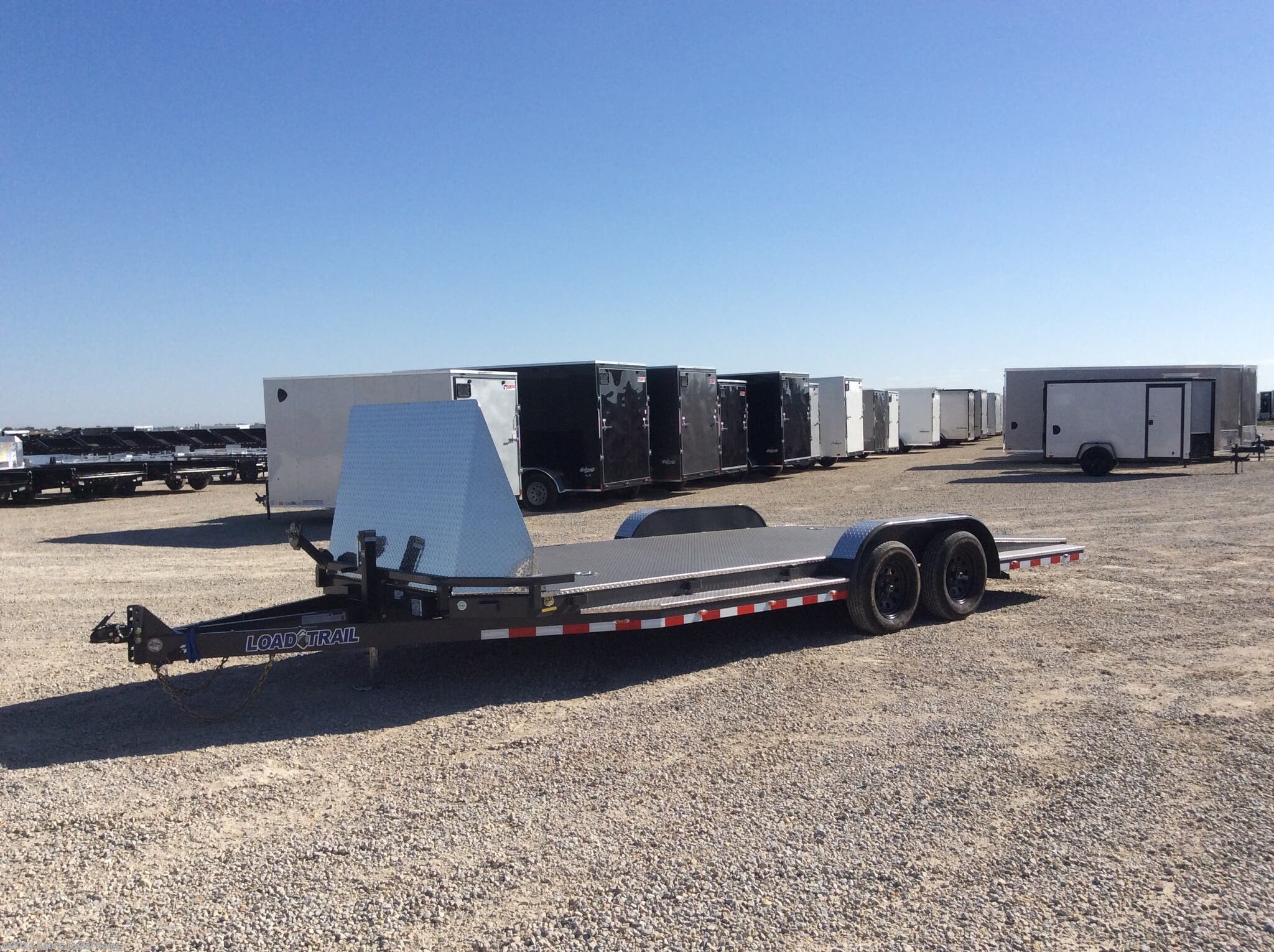 2024 Load Trail 83X20' Equipment Trailer 7K GVWR Pull Out Ramps