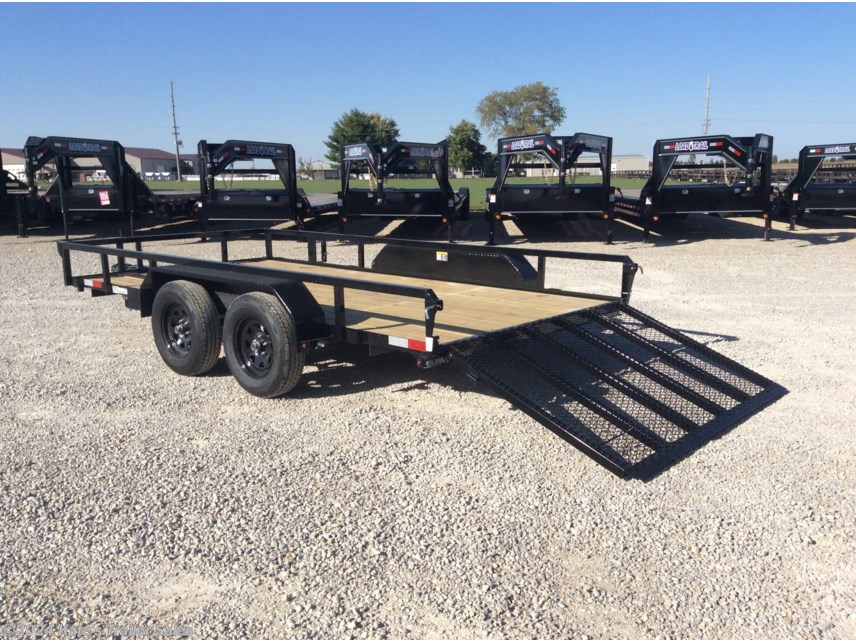 New 2023 H&H 14&apos; Utility Trailer 82X14 W/Spring Loaded Gate available in Arthur, Illinois