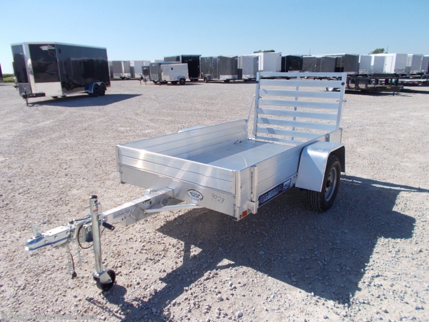 2024 Aluma 548 8' Single Axle Aluminum Utility Trailer