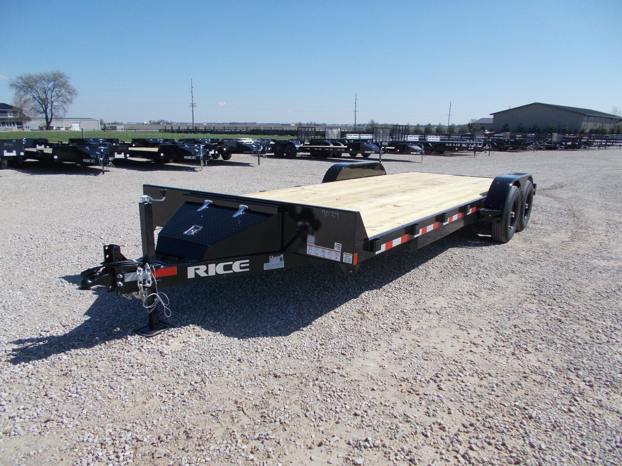 2023 Rice Trailers 9.9k Magnum Car Hauler 82x22' Flatbed HD Car Hauler