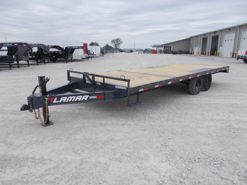 New 2024 Lamar 102X22&apos; Deckover Trailer Flatbed Equipment available in Arthur, Illinois