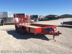 New 2024 Rice Trailers Tandem Stealth 82X14 Solid Side Tandem Axle w Toolbox available in Arthur, Illinois