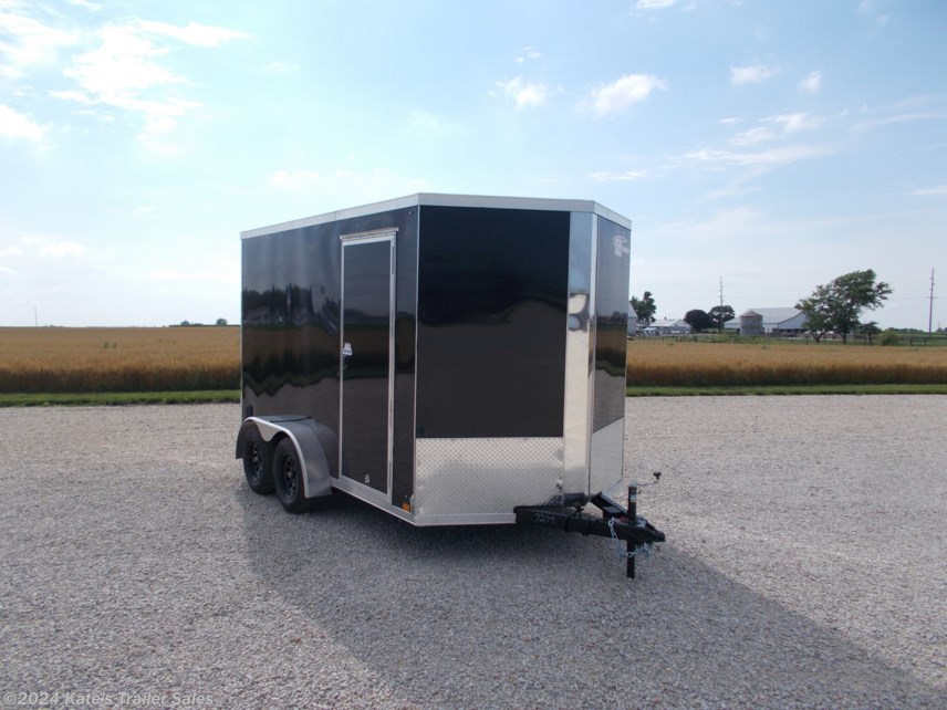 New 2024 Cross Trailers 7X12&apos; Enclosed Cargo Trailer 12&quot;+Tall Spare+Mount available in Arthur, Illinois