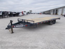 New 2024 Lamar 102X22&apos; Deckover Trailer Flatbed Equipment available in Arthur, Illinois