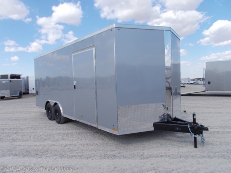 &lt;p&gt;New HD Cross 8.5&#39; wide by 20&#39; long enclosed cargo trailer 820TA&lt;/p&gt;
&lt;p&gt;Rated at 9990 LB GVWR&lt;/p&gt;
&lt;p&gt;V-nose&lt;/p&gt;
&lt;p&gt;6&#39;&#39; Added height (84&#39;&#39; Interior Height)&lt;/p&gt;
&lt;p&gt;RV Style side door&lt;/p&gt;
&lt;p&gt;Screwless smooth sided .030 Aluminum sides&lt;/p&gt;
&lt;p&gt;Upgraded to (2) 5200 lb Dexter Spring axles with EZ Lube hubs&lt;/p&gt;
&lt;p&gt;Sidewall Vents&lt;/p&gt;
&lt;p&gt;brakes on both axles&lt;/p&gt;
&lt;p&gt;floor is 16&quot; on center spacing&lt;/p&gt;
&lt;p&gt;TUBE walls and TUBE ceiling are 16&quot; on center spacing&lt;/p&gt;
&lt;p&gt;one piece aluminum roof&lt;/p&gt;
&lt;p&gt;radial tires&lt;/p&gt;
&lt;p&gt;Spare tire &amp;amp; spare tire mount&lt;/p&gt;
&lt;p&gt;(4) recessed D-rings&lt;/p&gt;
&lt;p&gt;Aluminum side door holdbacks&lt;/p&gt;
&lt;p&gt;Triple Tube Tongue&lt;/p&gt;
&lt;p&gt;3/4&quot; floor&lt;/p&gt;
&lt;p&gt;3/8&quot; sidewalls&lt;/p&gt;
&lt;p&gt;rear ramp door&lt;/p&gt;
&lt;p&gt;24&quot; rock guard&lt;/p&gt;
&lt;p&gt;3 year limited factory warranty&amp;nbsp;&lt;/p&gt;
&lt;p&gt;&amp;nbsp;&lt;/p&gt;
&lt;p&gt;**Please call or email us to verify that this trailer is still for sale**&amp;nbsp; All prices on our website are Cash Prices. Tax, Title, and Licensing fees are not included in the listing price. All out-of-state purchasers must bring cash or a cashier&#39;s check. NO OUT OF STATE CHECKS WILL BE ACCEPTED!! We do NOT accept Credit Cards for payment on trailers! *Contact us for the best Out the Door Price* We offer financing through Sheffield Financial &amp;amp; Trailer Solutions Financial with approved credit on new trailers . Ask us about E-Track installs, D-Ring installs, Ladder Rack installs. Here at Kate&#39;s Trailer Sales we try to have over 400 trailers in stock and for sale at our Arthur IL location. We are a licensed Illinois Trailer Dealer. We also have a fully stocked selection of trailer parts and offer trailer service like wheel bearing, brakes, seals, lighting, wood replacement, panel replacement, welding on steel and aluminum, B&amp;amp;W Gooseneck Hitch installs, E-track installs, D-ring installs,Curt Hitches, Adjustable Hitches, B&amp;amp;W adjustable hitches. We stock Enclosed Cargo Trailers, Horse Trailers, Livestock Trailers, ATV Trailers, UTV Trailers, Dump Trailers, Tiltbed Equipment Trailers, Implement Trailers, Car Haulers, Aluminum Trailers, Utility Trailer, Box Trailer, Used Trailer for sale, Bobcat Trailer, Car Trailer, Race Trailers, Gooseneck Trailer, Gooseneck Enclosed Trailers, Gooseneck Dump Trailer, Hydraulic Dovetail Trailers, Low-Pro Trailers, Enclosed Car Trailers, Construction Trailers, Craft Trailers, Tool Trailers, Deckover Trailers, Farm Trailers, Seed Trailers, Skid Loader Trailer, Scissor Lift Trailers, Forklift Trailers, Motorcycle Trailers, Slingshot Trailer, Aluminum Cargo Trailers, Engineered I-Beam Gooseneck Trailers, Buggy Haulers, Jeep Trailers, SXS Trailer, Pipetop Trailer, Spring Loaded Gate Trailers, Trailer to haul my Golf-Cart, Pintle Trailer, Backhoe Trailer, Landscape Trailer, Lawn Care Trailer.&amp;nbsp; We are centrally located between Chicago IL, Indianapolis IN, St Louis MO, Effingham IL, Champaign IL, Decatur IL, Springfield IL, Rockford IL,Peoria IL , Bloomington IL, Mount Vernon IL, Teutopolis IL, Decatur IL, Litchfield IL, Danville IL. We are a dealer for Aluma Aluminum Trailers, Cross Enclosed Cargo Trailers, Load Trail Trailers, Midsota Trailers, Nova Trailers by Midsota, Pace Trailers, Lamar Trailers, Rice Trailers, Sundowner Trailers, ATC Trailers, H&amp;amp;H Trailers, Horizon Trailers, Delta Livestock Trailers, Delta Horse Trailers.&lt;/p&gt;