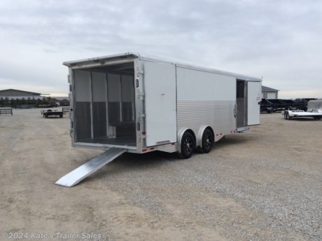 &lt;p&gt;NEW Sundowner Aluminum Gooseneck Enclosed Trailer&amp;nbsp;&lt;/p&gt;
&lt;p&gt;&lt;strong&gt;DOUBLE REAR DOORS W/18&#39;&#39;X62&#39;&#39; REMOVABLE RAMPS&amp;nbsp;&lt;/strong&gt;&lt;/p&gt;
&lt;p&gt;Model #Cargo24GN Workhorse&lt;/p&gt;
&lt;p&gt;8ft Wide 24ft Long Floor Length&amp;nbsp;&lt;/p&gt;
&lt;p&gt;6&#39;&#39; Additional Height 84&#39;&#39; Tall&lt;/p&gt;
&lt;p&gt;48&#39;&#39; Extruded Sides&lt;/p&gt;
&lt;p&gt;2-7000lb Torsion axles&lt;/p&gt;
&lt;p&gt;Spread Axles&lt;/p&gt;
&lt;p&gt;16&#39;&#39; Aluminum Wheels&amp;nbsp;&lt;/p&gt;
&lt;p&gt;16&#39;&#39; Aluminum Spare&amp;nbsp;&lt;/p&gt;
&lt;p&gt;Aluminum Plank Floor&amp;nbsp;&lt;/p&gt;
&lt;p&gt;Rear Spoiler w/3 Surface Mount Lights&amp;nbsp;&lt;/p&gt;
&lt;p&gt;Stainless Front Nose Wrap&lt;/p&gt;
&lt;p&gt;12&#39;&#39; Led Interior Light&amp;nbsp;&lt;/p&gt;
&lt;p&gt;4- HD Recessed D-Rings In Floor&amp;nbsp;&lt;/p&gt;
&lt;p&gt;8 Year Recreational Limited Warranty&amp;nbsp;&lt;/p&gt;
&lt;p&gt;1 Year Commercial Limited Warranty&amp;nbsp;&lt;/p&gt;
&lt;p&gt;&amp;nbsp;&lt;/p&gt;
&lt;p&gt;**Please call or email us to verify that this trailer is still for sale**&amp;nbsp; All prices on our website are Cash Prices. Tax, Title, and Licensing fees are not included in the listing price. All out-of-state purchasers must bring cash or a cashier&#39;s check. NO OUT OF STATE CHECKS WILL BE ACCEPTED!! We do NOT accept Credit Cards for payment on trailers! *Contact us for the best Out the Door Price* We offer financing through Sheffield Financial &amp;amp; Trailer Solutions Financial with approved credit on new trailers . Ask us about E-Track installs, D-Ring installs, Ladder Rack installs. Here at Kate&#39;s Trailer Sales we try to have over 400 trailers in stock and for sale at our Arthur IL location. We are a licensed Illinois Trailer Dealer. We also have a fully stocked selection of trailer parts and offer trailer service like wheel bearing, brakes, seals, lighting, wood replacement, panel replacement, welding on steel and aluminum, B&amp;amp;W Gooseneck Hitch installs, E-track installs, D-ring installs,Curt Hitches, Adjustable Hitches, B&amp;amp;W adjustable hitches. We stock Enclosed Cargo Trailers, Horse Trailers, Livestock Trailers, ATV Trailers, UTV Trailers, Dump Trailers, Tiltbed Equipment Trailers, Implement Trailers, Car Haulers, Aluminum Trailers, Utility Trailer, Box Trailer, Used Trailer for sale, Bobcat Trailer, Car Trailer, Race Trailers, Gooseneck Trailer, Gooseneck Enclosed Trailers, Gooseneck Dump Trailer, Hydraulic Dovetail Trailers, Low-Pro Trailers, Enclosed Car Trailers, Construction Trailers, Craft Trailers, Tool Trailers, Deckover Trailers, Farm Trailers, Seed Trailers, Skid Loader Trailer, Scissor Lift Trailers, Forklift Trailers, Motorcycle Trailers, Slingshot Trailer, Aluminum Cargo Trailers, Engineered I-Beam Gooseneck Trailers, Buggy Haulers, Jeep Trailers, SXS Trailer, Pipetop Trailer, Spring Loaded Gate Trailers, Trailer to haul my Golf-Cart, Pintle Trailer, Backhoe Trailer, Landscape Trailer, Lawn Care Trailer.&amp;nbsp; We are centrally located between Chicago IL, Indianapolis IN, St Louis MO, Effingham IL, Champaign IL, Decatur IL, Springfield IL, Rockford IL,Peoria IL , Bloomington IL, Mount Vernon IL, Teutopolis IL, Decatur IL, Litchfield IL, Danville IL. We are a dealer for Aluma Aluminum Trailers, Cross Enclosed Cargo Trailers, Load Trail Trailers, Midsota Trailers, Nova Trailers by Midsota, Pace Trailers, Lamar Trailers, Rice Trailers, Sundowner Trailers, ATC Trailers, H&amp;amp;H Trailers, Horizon Trailers, Delta Livestock Trailers, Delta Horse Trailers.&lt;/p&gt;