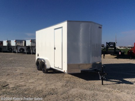 &lt;p&gt;NEW Pace KP8414STSV-070&lt;/p&gt;
&lt;p&gt;7X14&#39; Cargo Enclosed Trailer with 12&quot; Additional Height (7&#39; Tall Inside)&lt;/p&gt;
&lt;p&gt;V-Nose&lt;/p&gt;
&lt;p&gt;(2) 3500# Axles (7000 LB GVWR)&lt;/p&gt;
&lt;p&gt;Brakes on Both Axles&lt;/p&gt;
&lt;p&gt;ST205/75R15 Radial Tires&lt;/p&gt;
&lt;p&gt;24&quot; Cross Members&lt;/p&gt;
&lt;p&gt;2-5/16 Coupler&lt;/p&gt;
&lt;p&gt;2000# Top Wind Jack&lt;/p&gt;
&lt;p&gt;12&quot; Additional height&lt;/p&gt;
&lt;p&gt;3/4&quot; Floor&lt;/p&gt;
&lt;p&gt;7/16&quot; Sidewall&lt;/p&gt;
&lt;p&gt;.024 Exterior Aluminum&lt;/p&gt;
&lt;p&gt;ATP Fender&lt;/p&gt;
&lt;p&gt;One Piece Roof&lt;/p&gt;
&lt;p&gt;Rear Ramp Door&amp;nbsp;&lt;/p&gt;
&lt;p&gt;Side Door&lt;/p&gt;
&lt;p&gt;Sidewall Vents&lt;/p&gt;
&lt;p&gt;LED Lighting&lt;/p&gt;
&lt;p&gt;&amp;nbsp;&lt;/p&gt;
&lt;p&gt;**Please call or email us to verify that this trailer is still for sale**&amp;nbsp; All prices on our website are Cash Prices. Tax, Title, and Licensing fees are not included in the listing price. All out-of-state purchasers must bring cash or a cashier&#39;s check. NO OUT OF STATE CHECKS WILL BE ACCEPTED!! We do NOT accept Credit Cards for payment on trailers! *Contact us for the best Out the Door Price* We offer financing through Sheffield Financial &amp;amp; Trailer Solutions Financial with approved credit on new trailers . Ask us about E-Track installs, D-Ring installs, Ladder Rack installs. Here at Kate&#39;s Trailer Sales we try to have over 400 trailers in stock and for sale at our Arthur IL location. We are a licensed Illinois Trailer Dealer. We also have a fully stocked selection of trailer parts and offer trailer service like wheel bearing, brakes, seals, lighting, wood replacement, panel replacement, welding on steel and aluminum, B&amp;amp;W Gooseneck Hitch installs, E-track installs, D-ring installs,Curt Hitches, Adjustable Hitches, B&amp;amp;W adjustable hitches. We stock Enclosed Cargo Trailers, Horse Trailers, Livestock Trailers, ATV Trailers, UTV Trailers, Dump Trailers, Tiltbed Equipment Trailers, Implement Trailers, Car Haulers, Aluminum Trailers, Utility Trailer, Box Trailer, Used Trailer for sale, Bobcat Trailer, Car Trailer, Race Trailers, Gooseneck Trailer, Gooseneck Enclosed Trailers, Gooseneck Dump Trailer, Hydraulic Dovetail Trailers, Low-Pro Trailers, Enclosed Car Trailers, Construction Trailers, Craft Trailers, Tool Trailers, Deckover Trailers, Farm Trailers, Seed Trailers, Skid Loader Trailer, Scissor Lift Trailers, Forklift Trailers, Motorcycle Trailers, Slingshot Trailer, Aluminum Cargo Trailers, Engineered I-Beam Gooseneck Trailers, Buggy Haulers, Jeep Trailers, SXS Trailer, Pipetop Trailer, Spring Loaded Gate Trailers, Trailer to haul my Golf-Cart, Pintle Trailer, Backhoe Trailer, Landscape Trailer, Lawn Care Trailer.&amp;nbsp; We are centrally located between Chicago IL, Indianapolis IN, St Louis MO, Effingham IL, Champaign IL, Decatur IL, Springfield IL, Rockford IL,Peoria IL , Bloomington IL, Mount Vernon IL, Teutopolis IL, Decatur IL, Litchfield IL, Danville IL. We are a dealer for Aluma Aluminum Trailers, Cross Enclosed Cargo Trailers, Load Trail Trailers, Midsota Trailers, Nova Trailers by Midsota, Pace Trailers, Lamar Trailers, Rice Trailers, Sundowner Trailers, ATC Trailers, H&amp;amp;H Trailers, Horizon Trailers, Delta Livestock Trailers, Delta Horse Trailers.&lt;/p&gt;