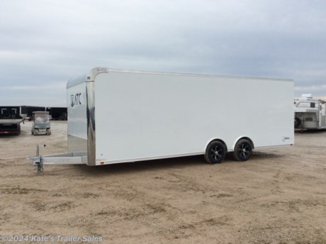 &lt;p&gt;NEW ATC RM300B85702400+0-2T5.2K Car Hauler&lt;/p&gt;
&lt;p&gt;8.5&#39; wide by 24&#39; long aluminum enclosed cargo trailer rated at 9990 LB GVWR.&lt;/p&gt;
&lt;p&gt;Chrome Bullnose Trim Package w/ Polished Castings&lt;/p&gt;
&lt;p&gt;RV Style side door,&lt;/p&gt;
&lt;p&gt;Upgraded to (2) 5200 lb Dexter Torsion axles,&lt;/p&gt;
&lt;p&gt;6&#39;&#39; Added Height (84&#39;&#39; Interior Height)&lt;/p&gt;
&lt;p&gt;Spread Axle Upgrade&lt;/p&gt;
&lt;p&gt;Aluminum Wheels&lt;/p&gt;
&lt;p&gt;EZ Lube hubs,&lt;/p&gt;
&lt;p&gt;Brakes on both axles,&lt;/p&gt;
&lt;p&gt;12v Interior ceiling lights&amp;nbsp;&lt;/p&gt;
&lt;p&gt;16&#39;&#39; on center floor cross members&amp;nbsp;&lt;/p&gt;
&lt;p&gt;16&#39;&#39; on center ceiling cross members&amp;nbsp;&lt;/p&gt;
&lt;p&gt;16&#39;&#39; on center wall cross members&amp;nbsp;&lt;/p&gt;
&lt;p&gt;Winch Plate&lt;/p&gt;
&lt;p&gt;1- Roof vent&amp;nbsp;&lt;/p&gt;
&lt;p&gt;One piece aluminum roof,&lt;/p&gt;
&lt;p&gt;(4) recessed D-rings,&lt;/p&gt;
&lt;p&gt;Aluminum side door hold backs,&lt;/p&gt;
&lt;p&gt;Wood floor&amp;nbsp;&lt;/p&gt;
&lt;p&gt;1 set of tail lights&amp;nbsp;&lt;/p&gt;
&lt;p&gt;Rear ramp door with extra flap,&lt;/p&gt;
&lt;p&gt;24&quot; rock guard,&lt;/p&gt;
&lt;p&gt;3 year limited factory warranty ,&lt;/p&gt;
&lt;p&gt;824TA&lt;/p&gt;
&lt;p&gt;&amp;nbsp;&lt;/p&gt;
&lt;div&gt;
&lt;div class=&quot;gmail_signature&quot; dir=&quot;ltr&quot; data-smartmail=&quot;gmail_signature&quot;&gt;
&lt;div dir=&quot;ltr&quot;&gt;&amp;nbsp;&lt;/div&gt;
&lt;/div&gt;
&lt;/div&gt;
&lt;div class=&quot;gmail_default&quot; style=&quot;color: #222222; font-style: normal; font-variant-ligatures: normal; font-variant-caps: normal; font-weight: 400; letter-spacing: normal; orphans: 2; text-align: start; text-indent: 0px; text-transform: none; widows: 2; word-spacing: 0px; -webkit-text-stroke-width: 0px; white-space: normal; background-color: #ffffff; text-decoration-thickness: initial; text-decoration-style: initial; text-decoration-color: initial; font-family: tahoma, sans-serif; font-size: large;&quot;&gt;
&lt;div&gt;
&lt;div class=&quot;gmail_signature&quot; dir=&quot;ltr&quot; data-smartmail=&quot;gmail_signature&quot;&gt;
&lt;div dir=&quot;ltr&quot;&gt;
&lt;div class=&quot;gmail_default&quot;&gt;**Please call or email us to verify that this trailer is still for sale**&amp;nbsp; All prices on our website are Cash Prices. Tax, Title, and Licensing fees are not included in the listing price. All out-of-state purchasers must bring cash or a cashier&#39;s check. NO OUT OF STATE CHECKS WILL BE ACCEPTED!! We do NOT accept Credit Cards for payment on trailers! *Contact us for the best Out the Door Price* We offer financing through Sheffield Financial &amp;amp; Trailer Solutions Financial with approved credit on new trailers . Ask us about E-Track installs, D-Ring installs, Ladder Rack installs. Here at Kate&#39;s Trailer Sales we try to have over 400 trailers in stock and for sale at our Arthur IL location. We are a licensed Illinois Trailer Dealer. We also have a fully stocked selection of trailer parts and offer trailer service like wheel bearing, brakes, seals, lighting, wood replacement, panel replacement, welding on steel and aluminum, B&amp;amp;W&amp;nbsp;Gooseneck&amp;nbsp;Hitch installs, E-track installs, D-ring installs,Curt Hitches, Adjustable Hitches, B&amp;amp;W adjustable hitches.&amp;nbsp;We stock Enclosed Cargo Trailers, Horse Trailers, Livestock Trailers,&amp;nbsp;ATV&amp;nbsp;Trailers,&amp;nbsp;UTV&amp;nbsp;Tr&lt;wbr /&gt;ailers, Dump Trailers, Tiltbed&amp;nbsp;Equipment Trailers, Implement Trailers, Car Haulers, Aluminum Trailers, Utility Trailer, Box Trailer, Used Trailer for sale, Bobcat Trailer, Car Trailer, Race Trailers,&amp;nbsp;Gooseneck&amp;nbsp;Trailer,&amp;nbsp;G&lt;wbr /&gt;ooseneck&amp;nbsp;Enclosed Trailers,&amp;nbsp;Gooseneck&amp;nbsp;Dump Trailer, Hydraulic Dovetail Trailers, Low-Pro Trailers, Enclosed Car Trailers, Construction Trailers, Craft Trailers, Tool Trailers,&amp;nbsp;Deckover&amp;nbsp;Trailers, Farm Trailers, Seed Trailers, Skid Loader Trailer, Scissor Lift Trailers, Forklift Trailers, Motorcycle Trailers, Slingshot Trailer, Aluminum Cargo Trailers, Engineered I-Beam&amp;nbsp;Gooseneck&amp;nbsp;Trailers, Buggy Haulers, Jeep Trailers,&amp;nbsp;SXS&amp;nbsp;Trailer,&amp;nbsp;Pipetop&lt;wbr /&gt;&amp;nbsp;Trailer, Spring Loaded Gate Trailers, Trailer to haul my Golf-Cart,&amp;nbsp;Pintle&amp;nbsp;Trailer, Backhoe Trailer, Landscape Trailer, Lawn Care&amp;nbsp;Trailer.&amp;nbsp;&amp;nbsp;We are centrally located between Chicago IL, Indianapolis IN, St Louis MO,&amp;nbsp;Effingham&amp;nbsp;IL,&amp;nbsp;Champaign&amp;nbsp;IL&lt;wbr /&gt;, Decatur IL, Springfield IL, Rockford IL,Peoria IL ,&amp;nbsp;Bloomington&amp;nbsp;IL, Mount Vernon IL,&amp;nbsp;Teutopolis&amp;nbsp;IL, Decatur IL,&amp;nbsp;Litchfield&amp;nbsp;IL,&amp;nbsp;Danville&amp;nbsp;IL&lt;wbr /&gt;. We are a dealer for&amp;nbsp;Aluma&amp;nbsp;Aluminum Trailers, Cross Enclosed Cargo Trailers, Load Trail Trailers,&amp;nbsp;Midsota&amp;nbsp;Trailers, Nova Trailers by&amp;nbsp;Midsota, Pace Trailers, Lamar Trailers, Rice Trailers,&amp;nbsp;Sundowner&amp;nbsp;Trailers,&amp;nbsp;&lt;wbr /&gt;ATC Trailers, H&amp;amp;H Trailers, Horizon Trailers, Delta Livestock Trailers, Delta Horse Trailers.&lt;/div&gt;
&lt;/div&gt;
&lt;/div&gt;
&lt;/div&gt;
&lt;div class=&quot;gmail_default&quot;&gt;&amp;nbsp;&lt;/div&gt;
&lt;/div&gt;
