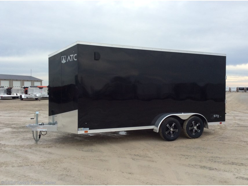 New 2024 ATC 7X16&apos; Enclosed Cargo Trailer 12&quot;+Tall available in Arthur, Illinois