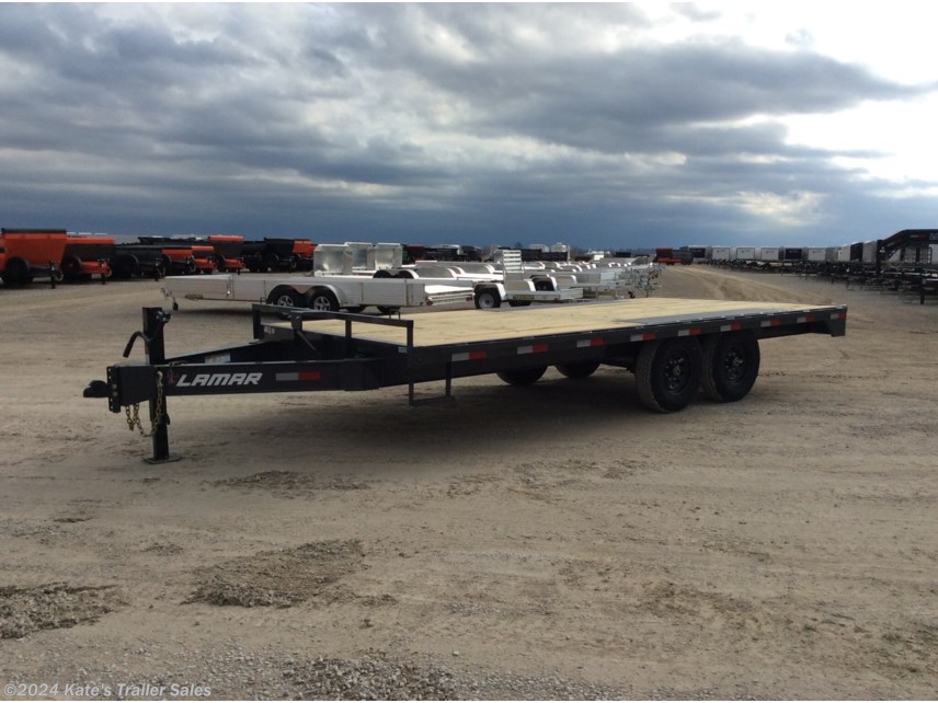New 2024 Lamar 102X18&apos; Deckover Trailer Flatbed Equipment available in Arthur, Illinois