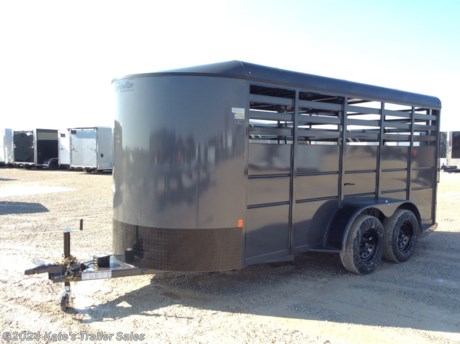 &lt;p&gt;NEW 16FT Delta 500ES Livestock Trailer For Sale&amp;nbsp;&lt;/p&gt;
&lt;p&gt;G.V.W.R= 7,000 #&amp;nbsp;&lt;/p&gt;
&lt;p&gt;COUPLER= 2&amp;rdquo; Coupler&amp;nbsp;&lt;/p&gt;
&lt;p&gt;AXLES= Tandem&amp;nbsp;2-3,500# Axles&lt;/p&gt;
&lt;p&gt;Brakes= On Both Axles&amp;nbsp;&amp;nbsp;&lt;/p&gt;
&lt;p&gt;SUSPENSION=Dexter&amp;nbsp;Eye-to-Eye Springs&lt;/p&gt;
&lt;p&gt;TIRE=15&amp;rdquo; Radial&lt;/p&gt;
&lt;p&gt;WHEEL=15&amp;rdquo;, 6-bolt&lt;/p&gt;
&lt;p&gt;SPARE= Spare&amp;nbsp;Carrier Included (Mount Only)&lt;/p&gt;
&lt;p&gt;FRAME=2 x 3 Angle&lt;/p&gt;
&lt;p&gt;TONGUE=3&amp;rdquo; Channel&lt;/p&gt;
&lt;p&gt;CROSSMEMBERS=2 x 2 Angle on 16&amp;rdquo; Centers&lt;/p&gt;
&lt;p&gt;JACK=Top&amp;nbsp;Wind with wheel&lt;/p&gt;
&lt;p&gt;FLOOR=2&amp;rdquo; Pressure Treated Pine&lt;/p&gt;
&lt;p&gt;SIDES=48&amp;rdquo; High Embossed, 16 Gauge&lt;/p&gt;
&lt;p&gt;SIDE UPRIGHTS=1 x 2 Tubing on 38&amp;rdquo; Centers (Approx.)&lt;/p&gt;
&lt;p&gt;SIDE&amp;nbsp;DOOR=Standard&amp;nbsp;Escape Door&lt;/p&gt;
&lt;p&gt;ROOF=18 Gauge Metal with Bows on 24&amp;rdquo; Centers&lt;/p&gt;
&lt;p&gt;ROOF RADIUS=6&amp;rdquo; Roof Radius&lt;/p&gt;
&lt;p&gt;NOSE CAP=Standard Aerodynamic Front&lt;/p&gt;
&lt;p&gt;CENTER GATE=Standard Gate with Spring-Loaded Slam Latch&lt;/p&gt;
&lt;p&gt;REAR DOOR=Standard Full Swing with 1/2 Slider&lt;/p&gt;
&lt;p&gt;REAR&amp;nbsp;OPENING=Tail&amp;nbsp;Light Gussets, Pin/Spool Latch for Gate&lt;/p&gt;
&lt;p&gt;FENDERS=Steel Teardrop&lt;/p&gt;
&lt;p&gt;ELECTRIC PLUG=7-Way RV Style&lt;/p&gt;
&lt;p&gt;INTERIOR LIGHT= 1&amp;nbsp;Interior Light&amp;nbsp;&lt;/p&gt;
&lt;p&gt;PRIMER=Rust&amp;nbsp;Resistant Epoxy Primer&lt;/p&gt;
&lt;p&gt;PAINT=Baked-on High Solid Urethane&lt;/p&gt;
&lt;p&gt;DECK HEIGHT=Approx. 14&amp;rdquo;&lt;/p&gt;
&lt;p&gt;SAFETY CHAINS=5/16&amp;rdquo; Heavy Duty with Safety Latch Hooks&lt;/p&gt;
&lt;p&gt;MODEL=500ES&lt;/p&gt;
&lt;p&gt;&amp;nbsp;&lt;/p&gt;
&lt;p&gt;&amp;nbsp;&lt;/p&gt;
&lt;p&gt;**Please call or email us to verify that this trailer is still for sale**&amp;nbsp; All prices on our website are Cash Prices. Tax, Title, and Licensing fees are not included in the listing price. All out-of-state purchasers must bring cash or a cashier&#39;s check. NO OUT OF STATE CHECKS WILL BE ACCEPTED!! We do NOT accept Credit Cards for payment on trailers! *Contact us for the best Out the Door Price* We offer financing through Sheffield Financial &amp;amp; Trailer Solutions Financial with approved credit on new trailers . Ask us about E-Track installs, D-Ring installs, Ladder Rack installs. Here at Kate&#39;s Trailer Sales we try to have over 400 trailers in stock and for sale at our Arthur IL location. We are a licensed Illinois Trailer Dealer. We also have a fully stocked selection of trailer parts and offer trailer service like wheel bearing, brakes, seals, lighting, wood replacement, panel replacement, welding on steel and aluminum, B&amp;amp;W Gooseneck Hitch installs, E-track installs, D-ring installs,Curt Hitches, Adjustable Hitches, B&amp;amp;W adjustable hitches. We stock Enclosed Cargo Trailers, Horse Trailers, Livestock Trailers, ATV Trailers, UTV Trailers, Dump Trailers, Tiltbed Equipment Trailers, Implement Trailers, Car Haulers, Aluminum Trailers, Utility Trailer, Box Trailer, Used Trailer for sale, Bobcat Trailer, Car Trailer, Race Trailers, Gooseneck Trailer, Gooseneck Enclosed Trailers, Gooseneck Dump Trailer, Hydraulic Dovetail Trailers, Low-Pro Trailers, Enclosed Car Trailers, Construction Trailers, Craft Trailers, Tool Trailers, Deckover Trailers, Farm Trailers, Seed Trailers, Skid Loader Trailer, Scissor Lift Trailers, Forklift Trailers, Motorcycle Trailers, Slingshot Trailer, Aluminum Cargo Trailers, Engineered I-Beam Gooseneck Trailers, Buggy Haulers, Jeep Trailers, SXS Trailer, Pipetop Trailer, Spring Loaded Gate Trailers, Trailer to haul my Golf-Cart, Pintle Trailer, Backhoe Trailer, Landscape Trailer, Lawn Care Trailer.&amp;nbsp; We are centrally located between Chicago IL, Indianapolis IN, St Louis MO, Effingham IL, Champaign IL, Decatur IL, Springfield IL, Rockford IL,Peoria IL , Bloomington IL, Mount Vernon IL, Teutopolis IL, Decatur IL, Litchfield IL, Danville IL. We are a dealer for Aluma Aluminum Trailers, Cross Enclosed Cargo Trailers, Load Trail Trailers, Midsota Trailers, Nova Trailers by Midsota, Pace Trailers, Lamar Trailers, Rice Trailers, Sundowner Trailers, ATC Trailers, H&amp;amp;H Trailers, Horizon Trailers, Delta Livestock Trailers, Delta Horse Trailers.&lt;/p&gt;