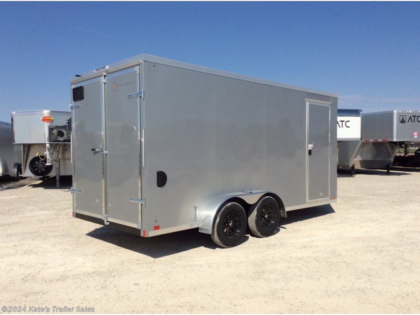 New 2025 Cross Trailers 7X16&apos; 12&quot; Add Height Spare, Mount, D-Rings available in Arthur, Illinois