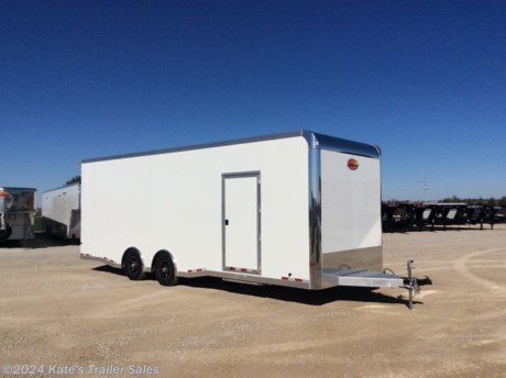 &lt;p&gt;NEW Sundowner Aluminum Enclosed Trailer&amp;nbsp;&lt;/p&gt;
&lt;p&gt;Model #RCL24BP&amp;nbsp; RCL26BP&lt;/p&gt;
&lt;p&gt;8.5ft Wide 26ft Long Floor Length&amp;nbsp;&lt;/p&gt;
&lt;p&gt;Additional Height 102&#39;&#39; Tall&lt;/p&gt;
&lt;p&gt;.050 Prepainted aluminum skin&amp;nbsp;&lt;/p&gt;
&lt;p&gt;2-7000lb Torsion axles&lt;/p&gt;
&lt;p&gt;Spread Axles&lt;/p&gt;
&lt;p&gt;16&#39;&#39; Aluminum Wheels&amp;nbsp;&lt;/p&gt;
&lt;p&gt;Rubber Coin Floor&amp;nbsp;&amp;nbsp;&lt;/p&gt;
&lt;p&gt;Rear Ramp Door&amp;nbsp;&lt;/p&gt;
&lt;p&gt;Cable Assist For Ramp&amp;nbsp;&lt;/p&gt;
&lt;p&gt;110V Breaker Box W/Cord &amp;amp; 2-110V Outlets&amp;nbsp;&lt;/p&gt;
&lt;p&gt;4&#39; Led 110V Strip Lights&amp;nbsp;&lt;/p&gt;
&lt;p&gt;Lined &amp;amp; Insulated Walls&amp;nbsp;&lt;/p&gt;
&lt;p&gt;Rear Spoiler w/3 Surface Mount Lights&amp;nbsp;&amp;nbsp;&lt;/p&gt;
&lt;p&gt;4- HD Recessed D-Rings (Ship Loose)&lt;/p&gt;
&lt;p&gt;8 Year Recreational Limited Warranty&amp;nbsp;&lt;/p&gt;
&lt;p&gt;1 Year Commercial Limited Warranty&amp;nbsp;&lt;/p&gt;
&lt;p&gt;&amp;nbsp;&lt;/p&gt;
&lt;p&gt;**Please call or email us to verify that this trailer is still for sale**&amp;nbsp; All prices on our website are Cash Prices. Tax, Title, and Licensing fees are not included in the listing price. All out-of-state purchasers must bring cash or a cashier&#39;s check. NO OUT OF STATE CHECKS WILL BE ACCEPTED!! We do NOT accept Credit Cards for payment on trailers! *Contact us for the best Out the Door Price* We offer financing through Sheffield Financial &amp;amp; Trailer Solutions Financial with approved credit on new trailers . Ask us about E-Track installs, D-Ring installs, Ladder Rack installs. Here at Kate&#39;s Trailer Sales we try to have over 400 trailers in stock and for sale at our Arthur IL location. We are a licensed Illinois Trailer Dealer. We also have a fully stocked selection of trailer parts and offer trailer service like wheel bearing, brakes, seals, lighting, wood replacement, panel replacement, welding on steel and aluminum, B&amp;amp;W Gooseneck Hitch installs, E-track installs, D-ring installs,Curt Hitches, Adjustable Hitches, B&amp;amp;W adjustable hitches. We stock Enclosed Cargo Trailers, Horse Trailers, Livestock Trailers, ATV Trailers, UTV Trailers, Dump Trailers, Tiltbed Equipment Trailers, Implement Trailers, Car Haulers, Aluminum Trailers, Utility Trailer, Box Trailer, Used Trailer for sale, Bobcat Trailer, Car Trailer, Race Trailers, Gooseneck Trailer, Gooseneck Enclosed Trailers, Gooseneck Dump Trailer, Hydraulic Dovetail Trailers, Low-Pro Trailers, Enclosed Car Trailers, Construction Trailers, Craft Trailers, Tool Trailers, Deckover Trailers, Farm Trailers, Seed Trailers, Skid Loader Trailer, Scissor Lift Trailers, Forklift Trailers, Motorcycle Trailers, Slingshot Trailer, Aluminum Cargo Trailers, Engineered I-Beam Gooseneck Trailers, Buggy Haulers, Jeep Trailers, SXS Trailer, Pipetop Trailer, Spring Loaded Gate Trailers, Trailer to haul my Golf-Cart, Pintle Trailer, Backhoe Trailer, Landscape Trailer, Lawn Care Trailer.&amp;nbsp; We are centrally located between Chicago IL, Indianapolis IN, St Louis MO, Effingham IL, Champaign IL, Decatur IL, Springfield IL, Rockford IL,Peoria IL , Bloomington IL, Mount Vernon IL, Teutopolis IL, Decatur IL, Litchfield IL, Danville IL. We are a dealer for Aluma Aluminum Trailers, Cross Enclosed Cargo Trailers, Load Trail Trailers, Midsota Trailers, Nova Trailers by Midsota, Pace Trailers, Lamar Trailers, Rice Trailers, Sundowner Trailers, ATC Trailers, H&amp;amp;H Trailers, Horizon Trailers, Delta Livestock Trailers, Delta Horse Trailers.&lt;/p&gt;
&lt;p&gt;&amp;nbsp;&lt;/p&gt;