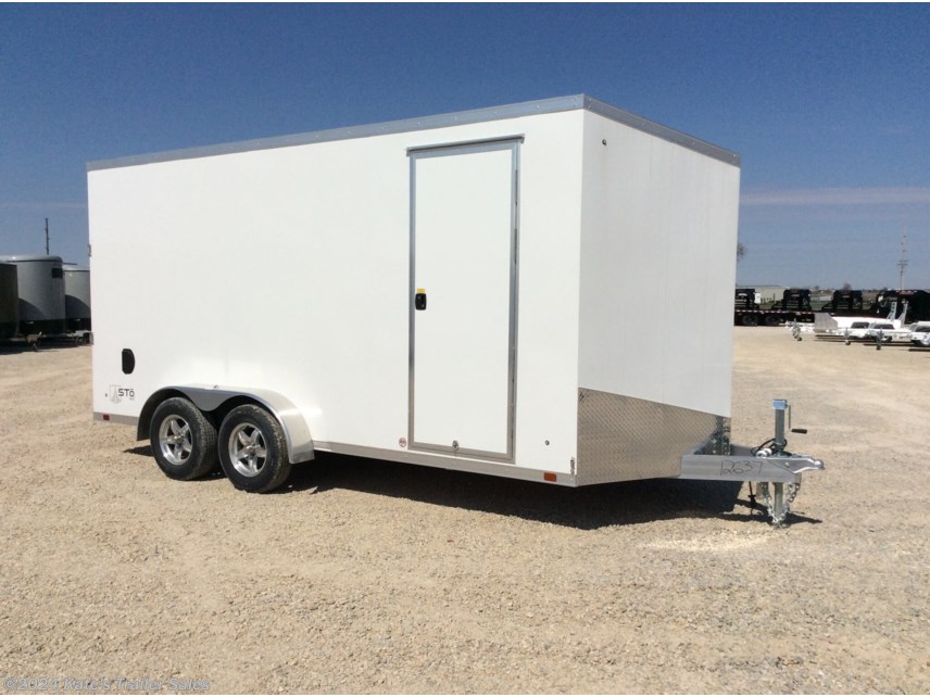 New 2024 ATC 7X16&apos; Enclosed Cargo Trailer 12&quot;+Tall available in Arthur, Illinois