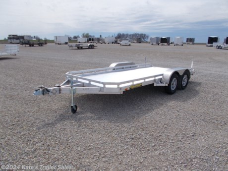 &lt;p&gt;New Aluma 7816R Aluminum 16&#39; Utility Trailer for sale&lt;/p&gt;
&lt;div&gt;
&lt;div class=&quot;gmail_signature&quot; dir=&quot;ltr&quot; data-smartmail=&quot;gmail_signature&quot;&gt;
&lt;div dir=&quot;ltr&quot;&gt;
&lt;div dir=&quot;ltr&quot;&gt;
&lt;div dir=&quot;ltr&quot;&gt;
&lt;div dir=&quot;ltr&quot;&gt;
&lt;div dir=&quot;ltr&quot;&gt;
&lt;div dir=&quot;ltr&quot;&gt;
&lt;div dir=&quot;ltr&quot;&gt;
&lt;div dir=&quot;ltr&quot;&gt;
&lt;p&gt;Model:7816&lt;/p&gt;
&lt;p&gt;Empty Weight: 1150 Lbs&lt;/p&gt;
&lt;p&gt;Interior Bed size: 77.5&quot; x 192&quot;&lt;/p&gt;
&lt;p&gt;(2)-3500# Rubber torsion axles - Easy lube hubs (7000 LB GVWR)&lt;/p&gt;
&lt;p&gt;Electric brakes on both axles, breakaway kit&lt;/p&gt;
&lt;p&gt;ST205/75R14 LRC radial tires with Aluminum wheels&lt;/p&gt;
&lt;p&gt;Removable aluminum fenders&lt;/p&gt;
&lt;p&gt;Extruded aluminum floor&lt;/p&gt;
&lt;p&gt;Front &amp;amp; side retaining rails&lt;/p&gt;
&lt;p&gt;A-Framed aluminum tongue with 2-5/16&quot; coupler&lt;/p&gt;
&lt;p&gt;(2) 5&#39; Aluminum ramps with storage underneath&lt;/p&gt;
&lt;p&gt;(6) Stake pockets (3 per side)&lt;/p&gt;
&lt;p&gt;(4) Recessed tie rings&lt;/p&gt;
&lt;p&gt;(2) Drop-down rear stabilizer jacks&lt;/p&gt;
&lt;p&gt;Single-wheel swivel tongue jack&lt;/p&gt;
&lt;p&gt;LED Lighting package, safety chains&lt;/p&gt;
&lt;p&gt;Overall width = 101.5&quot;&lt;/p&gt;
&lt;p&gt;Overall length = 245&quot;&lt;/p&gt;
&lt;p&gt;5 Year Limited Factory Warranty *&lt;/p&gt;
&lt;/div&gt;
&lt;/div&gt;
&lt;/div&gt;
&lt;/div&gt;
&lt;/div&gt;
&lt;/div&gt;
&lt;/div&gt;
&lt;/div&gt;
&lt;/div&gt;
&lt;/div&gt;
&lt;div&gt;
&lt;div class=&quot;gmail_signature&quot; dir=&quot;ltr&quot; data-smartmail=&quot;gmail_signature&quot;&gt;
&lt;div dir=&quot;ltr&quot;&gt;
&lt;div dir=&quot;ltr&quot;&gt;
&lt;div dir=&quot;ltr&quot;&gt;
&lt;div dir=&quot;ltr&quot;&gt;
&lt;div dir=&quot;ltr&quot;&gt;
&lt;div dir=&quot;ltr&quot;&gt;
&lt;div dir=&quot;ltr&quot;&gt;
&lt;div dir=&quot;ltr&quot;&gt;
&lt;p&gt;&amp;nbsp;&lt;/p&gt;
&lt;p&gt;**Please call or email us to verify that this trailer is still for sale**&amp;nbsp; All prices on our website are Cash Prices. Tax, Title, and Licensing fees are not included in the listing price. All out-of-state purchasers must bring cash or a cashier&#39;s check. NO OUT OF STATE CHECKS WILL BE ACCEPTED!! We do NOT accept Credit Cards for payment on trailers! *Contact us for the best Out the Door Price* We offer financing through Sheffield Financial &amp;amp; Trailer Solutions Financial with approved credit on new trailers . Ask us about E-Track installs, D-Ring installs, Ladder Rack installs. Here at Kate&#39;s Trailer Sales we try to have over 400 trailers in stock and for sale at our Arthur IL location. We are a licensed Illinois Trailer Dealer. We also have a fully stocked selection of trailer parts and offer trailer service like wheel bearing, brakes, seals, lighting, wood replacement, panel replacement, welding on steel and aluminum, B&amp;amp;W Gooseneck Hitch installs, E-track installs, D-ring installs,Curt Hitches, Adjustable Hitches, B&amp;amp;W adjustable hitches. We stock Enclosed Cargo Trailers, Horse Trailers, Livestock Trailers, ATV Trailers, UTV Trailers, Dump Trailers, Tiltbed Equipment Trailers, Implement Trailers, Car Haulers, Aluminum Trailers, Utility Trailer, Box Trailer, Used Trailer for sale, Bobcat Trailer, Car Trailer, Race Trailers, Gooseneck Trailer, Gooseneck Enclosed Trailers, Gooseneck Dump Trailer, Hydraulic Dovetail Trailers, Low-Pro Trailers, Enclosed Car Trailers, Construction Trailers, Craft Trailers, Tool Trailers, Deckover Trailers, Farm Trailers, Seed Trailers, Skid Loader Trailer, Scissor Lift Trailers, Forklift Trailers, Motorcycle Trailers, Slingshot Trailer, Aluminum Cargo Trailers, Engineered I-Beam Gooseneck Trailers, Buggy Haulers, Jeep Trailers, SXS Trailer, Pipetop Trailer, Spring Loaded Gate Trailers, Trailer to haul my Golf-Cart, Pintle Trailer, Backhoe Trailer, Landscape Trailer, Lawn Care Trailer.&amp;nbsp; We are centrally located between Chicago IL, Indianapolis IN, St Louis MO, Effingham IL, Champaign IL, Decatur IL, Springfield IL, Rockford IL,Peoria IL , Bloomington IL, Mount Vernon IL, Teutopolis IL, Decatur IL, Litchfield IL, Danville IL. We are a dealer for Aluma Aluminum Trailers, Cross Enclosed Cargo Trailers, Load Trail Trailers, Midsota Trailers, Nova Trailers by Midsota, Pace Trailers, Lamar Trailers, Rice Trailers, Sundowner Trailers, ATC Trailers, H&amp;amp;H Trailers, Horizon Trailers, Delta Livestock Trailers, Delta Horse Trailers.&lt;/p&gt;
&lt;/div&gt;
&lt;/div&gt;
&lt;/div&gt;
&lt;/div&gt;
&lt;/div&gt;
&lt;/div&gt;
&lt;/div&gt;
&lt;/div&gt;
&lt;/div&gt;
&lt;/div&gt;