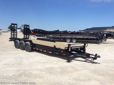 &lt;p&gt;NEW&amp;nbsp; 83&quot; x 24&#39; Triple Axle Carhauler&lt;/p&gt;
&lt;p&gt;8&quot; Channel Frame&lt;/p&gt;
&lt;p&gt;3 - 7,000 Lb Dexter Spring Axles (3 Elec FSA Brakes)&lt;/p&gt;
&lt;p&gt;ST235/80 R16 LRE 10 Ply.&amp;nbsp;&lt;/p&gt;
&lt;p&gt;Coupler 2-5/16&quot; Adjustable (6 HOLE)(21K)&lt;/p&gt;
&lt;p&gt;Treated Wood Floor w/2&#39; Dove Tail (Only On 12&#39; &amp;amp; Up)&lt;/p&gt;
&lt;p&gt;Diamond Plate Fenders (weld-on)&lt;/p&gt;
&lt;p&gt;Fold Up Ramps 5&#39; x 24&quot; x 4&quot; (carhauler dove)&lt;/p&gt;
&lt;p&gt;16&quot; Cross-Members&lt;/p&gt;
&lt;p&gt;Jack Spring Loaded Drop Leg 2-10K&lt;/p&gt;
&lt;p&gt;Lights LED (w/Cold Weather Harness)&lt;/p&gt;
&lt;p&gt;4 - D-Rings 4&quot; Weld On&lt;/p&gt;
&lt;p&gt;2&quot; - Rub Rail&lt;/p&gt;
&lt;p&gt;Spare Tire Mount&lt;/p&gt;
&lt;p&gt;Black (w/Primer)&lt;/p&gt;
&lt;p&gt;CH8324073&lt;/p&gt;
&lt;p&gt;&amp;nbsp;&lt;/p&gt;
&lt;p&gt;**Please call or email us to verify that this trailer is still for sale**&amp;nbsp; All prices on our website are Cash Prices. Tax, Title, and Licensing fees are not included in the listing price. All out-of-state purchasers must bring cash or a cashier&#39;s check. NO OUT OF STATE CHECKS WILL BE ACCEPTED!! We do NOT accept Credit Cards for payment on trailers! *Contact us for the best Out the Door Price* We offer financing through Sheffield Financial &amp;amp; Trailer Solutions Financial with approved credit on new trailers . Ask us about E-Track installs, D-Ring installs, Ladder Rack installs. Here at Kate&#39;s Trailer Sales we try to have over 400 trailers in stock and for sale at our Arthur IL location. We are a licensed Illinois Trailer Dealer. We also have a fully stocked selection of trailer parts and offer trailer service like wheel bearing, brakes, seals, lighting, wood replacement, panel replacement, welding on steel and aluminum, B&amp;amp;W Gooseneck Hitch installs, E-track installs, D-ring installs,Curt Hitches, Adjustable Hitches, B&amp;amp;W adjustable hitches. We stock Enclosed Cargo Trailers, Horse Trailers, Livestock Trailers, ATV Trailers, UTV Trailers, Dump Trailers, Tiltbed Equipment Trailers, Implement Trailers, Car Haulers, Aluminum Trailers, Utility Trailer, Box Trailer, Used Trailer for sale, Bobcat Trailer, Car Trailer, Race Trailers, Gooseneck Trailer, Gooseneck Enclosed Trailers, Gooseneck Dump Trailer, Hydraulic Dovetail Trailers, Low-Pro Trailers, Enclosed Car Trailers, Construction Trailers, Craft Trailers, Tool Trailers, Deckover Trailers, Farm Trailers, Seed Trailers, Skid Loader Trailer, Scissor Lift Trailers, Forklift Trailers, Motorcycle Trailers, Slingshot Trailer, Aluminum Cargo Trailers, Engineered I-Beam Gooseneck Trailers, Buggy Haulers, Jeep Trailers, SXS Trailer, Pipetop Trailer, Spring Loaded Gate Trailers, Trailer to haul my Golf-Cart, Pintle Trailer, Backhoe Trailer, Landscape Trailer, Lawn Care Trailer.&amp;nbsp; We are centrally located between Chicago IL, Indianapolis IN, St Louis MO, Effingham IL, Champaign IL, Decatur IL, Springfield IL, Rockford IL,Peoria IL , Bloomington IL, Mount Vernon IL, Teutopolis IL, Decatur IL, Litchfield IL, Danville IL. We are a dealer for Aluma Aluminum Trailers, Cross Enclosed Cargo Trailers, Load Trail Trailers, Midsota Trailers, Nova Trailers by Midsota, Pace Trailers, Lamar Trailers, Rice Trailers, Sundowner Trailers, ATC Trailers, H&amp;amp;H Trailers, Horizon Trailers, Delta Livestock Trailers, Delta Horse Trailers.&lt;/p&gt;