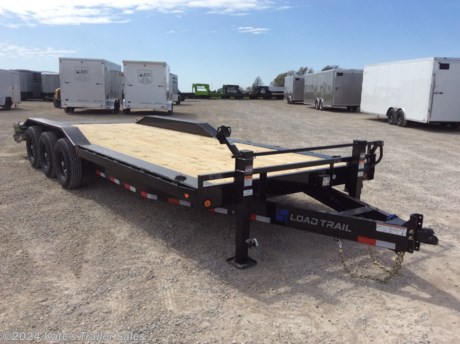 &lt;p&gt;NEW 102&quot; x 24&#39; Triple Axle Carhauler&lt;/p&gt;
&lt;p&gt;8&quot; Frame For MAX Ramps Dove (ONLY)&lt;/p&gt;
&lt;p&gt;3 - 7,000 Lb Dexter Spring Axles (3 Elec FSA Brakes)&lt;/p&gt;
&lt;p&gt;ST235/80 R16 LRE 10 Ply.&amp;nbsp;&lt;/p&gt;
&lt;p&gt;Coupler 2-5/16&quot; Adjustable (6 HOLE)(21K)&lt;/p&gt;
&lt;p&gt;Treated Wood Floor&lt;/p&gt;
&lt;p&gt;Drive-Over Fenders 9&quot; (weld-on)&lt;/p&gt;
&lt;p&gt;MAX Ramps w/Dove&lt;/p&gt;
&lt;p&gt;16&quot; Cross-Members&lt;/p&gt;
&lt;p&gt;Jack Spring Loaded Drop Leg 2-10K&lt;/p&gt;
&lt;p&gt;Lights LED (w/Cold Weather Harness)&lt;/p&gt;
&lt;p&gt;4 - D-Rings 4&quot; Weld On&lt;/p&gt;
&lt;p&gt;2&quot; - Rub Rail&lt;/p&gt;
&lt;p&gt;2 - Pipes ONLY For Rear Support Stands&lt;/p&gt;
&lt;p&gt;Spare Tire Mount&lt;/p&gt;
&lt;p&gt;Black (w/Primer)&lt;/p&gt;
&lt;p&gt;CH0224073&lt;/p&gt;
&lt;p&gt;&amp;nbsp;&lt;/p&gt;
&lt;p&gt;**Please call or email us to verify that this trailer is still for sale**&amp;nbsp; All prices on our website are Cash Prices. Tax, Title, and Licensing fees are not included in the listing price. All out-of-state purchasers must bring cash or a cashier&#39;s check. NO OUT OF STATE CHECKS WILL BE ACCEPTED!! We do NOT accept Credit Cards for payment on trailers! *Contact us for the best Out the Door Price* We offer financing through Sheffield Financial &amp;amp; Trailer Solutions Financial with approved credit on new trailers . Ask us about E-Track installs, D-Ring installs, Ladder Rack installs. Here at Kate&#39;s Trailer Sales we try to have over 400 trailers in stock and for sale at our Arthur IL location. We are a licensed Illinois Trailer Dealer. We also have a fully stocked selection of trailer parts and offer trailer service like wheel bearing, brakes, seals, lighting, wood replacement, panel replacement, welding on steel and aluminum, B&amp;amp;W Gooseneck Hitch installs, E-track installs, D-ring installs,Curt Hitches, Adjustable Hitches, B&amp;amp;W adjustable hitches. We stock Enclosed Cargo Trailers, Horse Trailers, Livestock Trailers, ATV Trailers, UTV Trailers, Dump Trailers, Tiltbed Equipment Trailers, Implement Trailers, Car Haulers, Aluminum Trailers, Utility Trailer, Box Trailer, Used Trailer for sale, Bobcat Trailer, Car Trailer, Race Trailers, Gooseneck Trailer, Gooseneck Enclosed Trailers, Gooseneck Dump Trailer, Hydraulic Dovetail Trailers, Low-Pro Trailers, Enclosed Car Trailers, Construction Trailers, Craft Trailers, Tool Trailers, Deckover Trailers, Farm Trailers, Seed Trailers, Skid Loader Trailer, Scissor Lift Trailers, Forklift Trailers, Motorcycle Trailers, Slingshot Trailer, Aluminum Cargo Trailers, Engineered I-Beam Gooseneck Trailers, Buggy Haulers, Jeep Trailers, SXS Trailer, Pipetop Trailer, Spring Loaded Gate Trailers, Trailer to haul my Golf-Cart, Pintle Trailer, Backhoe Trailer, Landscape Trailer, Lawn Care Trailer.&amp;nbsp; We are centrally located between Chicago IL, Indianapolis IN, St Louis MO, Effingham IL, Champaign IL, Decatur IL, Springfield IL, Rockford IL,Peoria IL , Bloomington IL, Mount Vernon IL, Teutopolis IL, Decatur IL, Litchfield IL, Danville IL. We are a dealer for Aluma Aluminum Trailers, Cross Enclosed Cargo Trailers, Load Trail Trailers, Midsota Trailers, Nova Trailers by Midsota, Pace Trailers, Lamar Trailers, Rice Trailers, Sundowner Trailers, ATC Trailers, H&amp;amp;H Trailers, Horizon Trailers, Delta Livestock Trailers, Delta Horse Trailers.&lt;/p&gt;