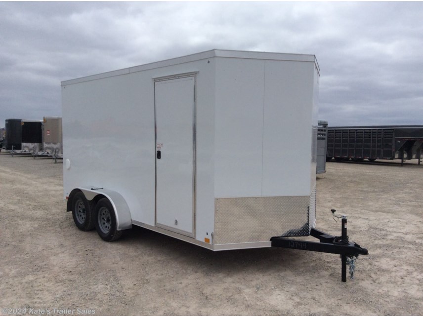New 2024 Cross Trailers 7X14&apos; Enclosed Cargo Trailer 12&quot;+Tall available in Arthur, Illinois