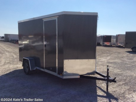 &lt;p&gt;New Cross 6X12&#39; enclosed cargo box trailer 612SA&lt;/p&gt;
&lt;p&gt;6&quot; Additional Height&lt;/p&gt;
&lt;p&gt;popular V-nose&lt;/p&gt;
&lt;p&gt;3500 LB Dexter Axle with EZ Lube hubs derated to 2990 LB GVWR&lt;/p&gt;
&lt;p&gt;RV Style side door&lt;/p&gt;
&lt;p&gt;Rear Ramp Door&amp;nbsp;&lt;/p&gt;
&lt;p&gt;LED lights&lt;/p&gt;
&lt;p&gt;Upgraded to everything is 16&quot; on center floor, Tube walls and Tube ceiling&lt;/p&gt;
&lt;p&gt;3/4&quot; waterproof floor&lt;/p&gt;
&lt;p&gt;3/8&quot; waterproof walls&lt;/p&gt;
&lt;p&gt;one piece roof&lt;/p&gt;
&lt;p&gt;.030 screwless exterior aluminum&lt;/p&gt;
&lt;p&gt;radial tires&lt;/p&gt;
&lt;p&gt;aluminum door hold back like all Cross Trailers do&lt;/p&gt;
&lt;p&gt;24&quot; rock guard&lt;/p&gt;
&lt;p&gt;3 year limited factory warranty*&amp;nbsp;&lt;/p&gt;
&lt;p&gt;&amp;nbsp;&lt;/p&gt;
&lt;p&gt;**Please call or email us to verify that this trailer is still for sale**&amp;nbsp; All prices on our website are Cash Prices. Tax, Title, and Licensing fees are not included in the listing price. All out-of-state purchasers must bring cash or a cashier&#39;s check. NO OUT OF STATE CHECKS WILL BE ACCEPTED!! We do NOT accept Credit Cards for payment on trailers! *Contact us for the best Out the Door Price* We offer financing through Sheffield Financial &amp;amp; Trailer Solutions Financial with approved credit on new trailers . Ask us about E-Track installs, D-Ring installs, Ladder Rack installs. Here at Kate&#39;s Trailer Sales we try to have over 400 trailers in stock and for sale at our Arthur IL location. We are a licensed Illinois Trailer Dealer. We also have a fully stocked selection of trailer parts and offer trailer service like wheel bearing, brakes, seals, lighting, wood replacement, panel replacement, welding on steel and aluminum, B&amp;amp;W Gooseneck Hitch installs, E-track installs, D-ring installs,Curt Hitches, Adjustable Hitches, B&amp;amp;W adjustable hitches. We stock Enclosed Cargo Trailers, Horse Trailers, Livestock Trailers, ATV Trailers, UTV Trailers, Dump Trailers, Tiltbed Equipment Trailers, Implement Trailers, Car Haulers, Aluminum Trailers, Utility Trailer, Box Trailer, Used Trailer for sale, Bobcat Trailer, Car Trailer, Race Trailers, Gooseneck Trailer, Gooseneck Enclosed Trailers, Gooseneck Dump Trailer, Hydraulic Dovetail Trailers, Low-Pro Trailers, Enclosed Car Trailers, Construction Trailers, Craft Trailers, Tool Trailers, Deckover Trailers, Farm Trailers, Seed Trailers, Skid Loader Trailer, Scissor Lift Trailers, Forklift Trailers, Motorcycle Trailers, Slingshot Trailer, Aluminum Cargo Trailers, Engineered I-Beam Gooseneck Trailers, Buggy Haulers, Jeep Trailers, SXS Trailer, Pipetop Trailer, Spring Loaded Gate Trailers, Trailer to haul my Golf-Cart, Pintle Trailer, Backhoe Trailer, Landscape Trailer, Lawn Care Trailer.&amp;nbsp; We are centrally located between Chicago IL, Indianapolis IN, St Louis MO, Effingham IL, Champaign IL, Decatur IL, Springfield IL, Rockford IL,Peoria IL , Bloomington IL, Mount Vernon IL, Teutopolis IL, Decatur IL, Litchfield IL, Danville IL. We are a dealer for Aluma Aluminum Trailers, Cross Enclosed Cargo Trailers, Load Trail Trailers, Midsota Trailers, Nova Trailers by Midsota, Pace Trailers, Lamar Trailers, Rice Trailers, Sundowner Trailers, ATC Trailers, H&amp;amp;H Trailers, Horizon Trailers, Delta Livestock Trailers, Delta Horse Trailers.&lt;/p&gt;