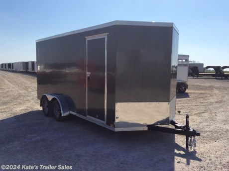 &lt;p&gt;Cross 7X16&#39; trailer with 12&quot; additional height . (84&quot; Interior height) 716TA&lt;/p&gt;
&lt;p&gt;(2) 3500 LB dexter Axles with EZ Lube hubs,&lt;/p&gt;
&lt;p&gt;Brakes on all 4 wheels,&lt;/p&gt;
&lt;p&gt;7000 LB GVWR,&lt;/p&gt;
&lt;p&gt;Screwless .030 exterior aluminum,&lt;/p&gt;
&lt;p&gt;Everything is 16&quot; on center floor, Tube walls and Tube ceiling,&lt;/p&gt;
&lt;p&gt;RV style side door,&lt;/p&gt;
&lt;p&gt;Rear Ramp door with extra flap,&lt;/p&gt;
&lt;p&gt;V-nose,&lt;/p&gt;
&lt;p&gt;Side Vents&lt;/p&gt;
&lt;p&gt;4- D-Rings&lt;/p&gt;
&lt;p&gt;one piece aluminum roof,&lt;/p&gt;
&lt;p&gt;radial tires,&lt;/p&gt;
&lt;p&gt;LED lights,&lt;/p&gt;
&lt;p&gt;aluminum door hold backs on side door,&lt;/p&gt;
&lt;p&gt;3&quot; bottom trim,&lt;/p&gt;
&lt;p&gt;3/8&quot; waterproof side walls,&lt;/p&gt;
&lt;p&gt;3/4&quot; waterproof floor&lt;/p&gt;
&lt;p&gt;3 year limited factory Warranty&amp;nbsp;&lt;/p&gt;
&lt;p&gt;&amp;nbsp;&lt;/p&gt;
&lt;p&gt;**Please call or email us to verify that this trailer is still for sale**&amp;nbsp; All prices on our website are Cash Prices. Tax, Title, and Licensing fees are not included in the listing price. All out-of-state purchasers must bring cash or a cashier&#39;s check. NO OUT OF STATE CHECKS WILL BE ACCEPTED!! We do NOT accept Credit Cards for payment on trailers! *Contact us for the best Out the Door Price* We offer financing through Sheffield Financial &amp;amp; Trailer Solutions Financial with approved credit on new trailers . Ask us about E-Track installs, D-Ring installs, Ladder Rack installs. Here at Kate&#39;s Trailer Sales we try to have over 400 trailers in stock and for sale at our Arthur IL location. We are a licensed Illinois Trailer Dealer. We also have a fully stocked selection of trailer parts and offer trailer service like wheel bearing, brakes, seals, lighting, wood replacement, panel replacement, welding on steel and aluminum, B&amp;amp;W Gooseneck Hitch installs, E-track installs, D-ring installs,Curt Hitches, Adjustable Hitches, B&amp;amp;W adjustable hitches. We stock Enclosed Cargo Trailers, Horse Trailers, Livestock Trailers, ATV Trailers, UTV Trailers, Dump Trailers, Tiltbed Equipment Trailers, Implement Trailers, Car Haulers, Aluminum Trailers, Utility Trailer, Box Trailer, Used Trailer for sale, Bobcat Trailer, Car Trailer, Race Trailers, Gooseneck Trailer, Gooseneck Enclosed Trailers, Gooseneck Dump Trailer, Hydraulic Dovetail Trailers, Low-Pro Trailers, Enclosed Car Trailers, Construction Trailers, Craft Trailers, Tool Trailers, Deckover Trailers, Farm Trailers, Seed Trailers, Skid Loader Trailer, Scissor Lift Trailers, Forklift Trailers, Motorcycle Trailers, Slingshot Trailer, Aluminum Cargo Trailers, Engineered I-Beam Gooseneck Trailers, Buggy Haulers, Jeep Trailers, SXS Trailer, Pipetop Trailer, Spring Loaded Gate Trailers, Trailer to haul my Golf-Cart, Pintle Trailer, Backhoe Trailer, Landscape Trailer, Lawn Care Trailer.&amp;nbsp; We are centrally located between Chicago IL, Indianapolis IN, St Louis MO, Effingham IL, Champaign IL, Decatur IL, Springfield IL, Rockford IL,Peoria IL , Bloomington IL, Mount Vernon IL, Teutopolis IL, Decatur IL, Litchfield IL, Danville IL. We are a dealer for Aluma Aluminum Trailers, Cross Enclosed Cargo Trailers, Load Trail Trailers, Midsota Trailers, Nova Trailers by Midsota, Pace Trailers, Lamar Trailers, Rice Trailers, Sundowner Trailers, ATC Trailers, H&amp;amp;H Trailers, Horizon Trailers, Delta Livestock Trailers, Delta Horse Trailers.&lt;/p&gt;