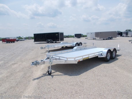 &lt;p&gt;&amp;nbsp;New Aluma 7818R aluminum 18&#39; utility trailer.&lt;/p&gt;
&lt;p&gt;2-3500# Rubber torsion axles - Easy lube hubs (7000 LB GVWR)&lt;/p&gt;
&lt;p&gt;Electric brakes on both axles, breakaway kit&lt;/p&gt;
&lt;p&gt;ST205/75R14 LRC radial tires&lt;/p&gt;
&lt;p&gt;Aluminum wheels&lt;/p&gt;
&lt;p&gt;Removable aluminum fenders&lt;/p&gt;
&lt;p&gt;Extruded aluminum floor&lt;/p&gt;
&lt;p&gt;Front &amp;amp; side retaining rails&lt;/p&gt;
&lt;p&gt;A-Framed aluminum tongue with 2-5/16&quot; coupler&lt;/p&gt;
&lt;p&gt;(6) Stake pockets (3 per side)&lt;/p&gt;
&lt;p&gt;(4) Recessed tie rings&lt;/p&gt;
&lt;p&gt;(2) Drop-down rear stabilizer jacks&lt;/p&gt;
&lt;p&gt;Single-wheel swivel tongue jack&lt;/p&gt;
&lt;p&gt;LED Lighting package, safety chains&lt;/p&gt;
&lt;p&gt;Overall width = 101.5&quot;&lt;/p&gt;
&lt;p&gt;Overall length = 272&quot;&lt;/p&gt;
&lt;p&gt;Rear pull out ramps&amp;nbsp;&lt;/p&gt;
&lt;p&gt;5 Year Limited Factory Warranty&lt;/p&gt;
&lt;div&gt;
&lt;div class=&quot;gmail_signature&quot; dir=&quot;ltr&quot; data-smartmail=&quot;gmail_signature&quot;&gt;
&lt;div dir=&quot;ltr&quot;&gt;
&lt;div dir=&quot;ltr&quot;&gt;
&lt;div dir=&quot;ltr&quot;&gt;
&lt;div dir=&quot;ltr&quot;&gt;
&lt;div dir=&quot;ltr&quot;&gt;
&lt;div dir=&quot;ltr&quot;&gt;
&lt;div dir=&quot;ltr&quot;&gt;
&lt;div dir=&quot;ltr&quot;&gt;
&lt;p&gt;&amp;nbsp;&lt;/p&gt;
&lt;div&gt;
&lt;div class=&quot;gmail_signature&quot; dir=&quot;ltr&quot; data-smartmail=&quot;gmail_signature&quot;&gt;
&lt;div dir=&quot;ltr&quot;&gt;
&lt;div class=&quot;gmail_default&quot;&gt;**Please call or email us to verify that this trailer is still for sale**&amp;nbsp; All prices on our website are Cash Prices. Tax, Title, and Licensing fees are not included in the listing price. All out-of-state purchasers must bring cash or a cashier&#39;s check. NO OUT OF STATE CHECKS WILL BE ACCEPTED!! We do NOT accept Credit Cards for payment on trailers! *Contact us for the best Out the Door Price* We offer financing through Sheffield Financial &amp;amp; Trailer Solutions Financial with approved credit on new trailers . Ask us about E-Track installs, D-Ring installs, Ladder Rack installs. Here at Kate&#39;s Trailer Sales we try to have over 400 trailers in stock and for sale at our Arthur IL location. We are a licensed Illinois Trailer Dealer. We also have a fully stocked selection of trailer parts and offer trailer service like wheel bearing, brakes, seals, lighting, wood replacement, panel replacement, welding on steel and aluminum, B&amp;amp;W&amp;nbsp;Gooseneck&amp;nbsp;Hitch installs, E-track installs, D-ring installs,Curt Hitches, Adjustable Hitches, B&amp;amp;W adjustable hitches.&amp;nbsp;We stock Enclosed Cargo Trailers, Horse Trailers, Livestock Trailers,&amp;nbsp;ATV&amp;nbsp;Trailers,&amp;nbsp;UTV&amp;nbsp;Tr&lt;wbr /&gt;ailers, Dump Trailers, Tiltbed&amp;nbsp;Equipment Trailers, Implement Trailers, Car Haulers, Aluminum Trailers, Utility Trailer, Box Trailer, Used Trailer for sale, Bobcat Trailer, Car Trailer, Race Trailers,&amp;nbsp;Gooseneck&amp;nbsp;Trailer,&amp;nbsp;G&lt;wbr /&gt;ooseneck&amp;nbsp;Enclosed Trailers,&amp;nbsp;Gooseneck&amp;nbsp;Dump Trailer, Hydraulic Dovetail Trailers, Low-Pro Trailers, Enclosed Car Trailers, Construction Trailers, Craft Trailers, Tool Trailers,&amp;nbsp;Deckover&amp;nbsp;Trailers, Farm Trailers, Seed Trailers, Skid Loader Trailer, Scissor Lift Trailers, Forklift Trailers, Motorcycle Trailers, Slingshot Trailer, Aluminum Cargo Trailers, Engineered I-Beam&amp;nbsp;Gooseneck&amp;nbsp;Trailers, Buggy Haulers, Jeep Trailers,&amp;nbsp;SXS&amp;nbsp;Trailer,&amp;nbsp;Pipetop&lt;wbr /&gt;&amp;nbsp;Trailer, Spring Loaded Gate Trailers, Trailer to haul my Golf-Cart,&amp;nbsp;Pintle&amp;nbsp;Trailer, Backhoe Trailer, Landscape Trailer, Lawn Care&amp;nbsp;Trailer.&amp;nbsp;&amp;nbsp;We are centrally located between Chicago IL, Indianapolis IN, St Louis MO,&amp;nbsp;Effingham&amp;nbsp;IL,&amp;nbsp;Champaign&amp;nbsp;IL&lt;wbr /&gt;, Decatur IL, Springfield IL, Rockford IL,Peoria IL ,&amp;nbsp;Bloomington&amp;nbsp;IL, Mount Vernon IL,&amp;nbsp;Teutopolis&amp;nbsp;IL, Decatur IL,&amp;nbsp;Litchfield&amp;nbsp;IL,&amp;nbsp;Danville&amp;nbsp;IL&lt;wbr /&gt;. We are a dealer for&amp;nbsp;Aluma&amp;nbsp;Aluminum Trailers, Cross Enclosed Cargo Trailers, Load Trail Trailers,&amp;nbsp;Midsota&amp;nbsp;Trailers, Nova Trailers by&amp;nbsp;Midsota, Pace Trailers, Lamar Trailers, Rice Trailers,&amp;nbsp;Sundowner&amp;nbsp;Trailers,&amp;nbsp;&lt;wbr /&gt;ATC Trailers, H&amp;amp;H Trailers, Horizon Trailers, Delta Livestock Trailers, Delta Horse Trailers.&lt;/div&gt;
&lt;/div&gt;
&lt;/div&gt;
&lt;/div&gt;
&lt;/div&gt;
&lt;/div&gt;
&lt;/div&gt;
&lt;/div&gt;
&lt;/div&gt;
&lt;/div&gt;
&lt;/div&gt;
&lt;/div&gt;
&lt;/div&gt;
&lt;/div&gt;