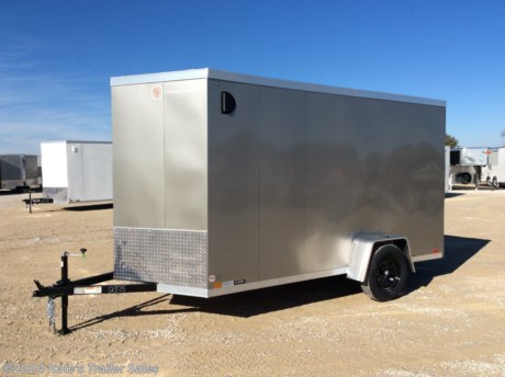 &lt;p&gt;New Cross 6X12&#39; enclosed cargo box trailer 612SA&lt;/p&gt;
&lt;p&gt;6&quot; Additional Height&lt;/p&gt;
&lt;p&gt;popular V-nose&lt;/p&gt;
&lt;p&gt;3500 LB Dexter Axle with EZ Lube hubs derated to 2990 LB GVWR&lt;/p&gt;
&lt;p&gt;RV Style side door&lt;/p&gt;
&lt;p&gt;Rear Ramp Door&amp;nbsp;&lt;/p&gt;
&lt;p&gt;LED lights&lt;/p&gt;
&lt;p&gt;&lt;strong&gt;16&quot; on center floor, &lt;/strong&gt;&lt;/p&gt;
&lt;p&gt;&lt;strong&gt;24&#39;&#39; on center Tube walls&amp;nbsp;&lt;/strong&gt;&lt;/p&gt;
&lt;p&gt;&lt;strong&gt;24&#39;&#39; on center Tube ceiling&lt;/strong&gt;&lt;/p&gt;
&lt;p&gt;3/4&quot; waterproof floor&lt;/p&gt;
&lt;p&gt;3/8&quot; waterproof walls&lt;/p&gt;
&lt;p&gt;one piece roof&lt;/p&gt;
&lt;p&gt;.030 screwless exterior aluminum&lt;/p&gt;
&lt;p&gt;radial tires&lt;/p&gt;
&lt;p&gt;aluminum door hold back like all Cross Trailers do&lt;/p&gt;
&lt;p&gt;24&quot; rock guard&lt;/p&gt;
&lt;p&gt;3 year limited factory warranty*&amp;nbsp;&lt;/p&gt;
&lt;p&gt;&amp;nbsp;&lt;/p&gt;
&lt;p&gt;**Please call or email us to verify that this trailer is still for sale**&amp;nbsp; All prices on our website are Cash Prices. Tax, Title, and Licensing fees are not included in the listing price. All out-of-state purchasers must bring cash or a cashier&#39;s check. NO OUT OF STATE CHECKS WILL BE ACCEPTED!! We do NOT accept Credit Cards for payment on trailers! *Contact us for the best Out the Door Price* We offer financing through Sheffield Financial &amp;amp; Trailer Solutions Financial with approved credit on new trailers . Ask us about E-Track installs, D-Ring installs, Ladder Rack installs. Here at Kate&#39;s Trailer Sales we try to have over 400 trailers in stock and for sale at our Arthur IL location. We are a licensed Illinois Trailer Dealer. We also have a fully stocked selection of trailer parts and offer trailer service like wheel bearing, brakes, seals, lighting, wood replacement, panel replacement, welding on steel and aluminum, B&amp;amp;W Gooseneck Hitch installs, E-track installs, D-ring installs,Curt Hitches, Adjustable Hitches, B&amp;amp;W adjustable hitches. We stock Enclosed Cargo Trailers, Horse Trailers, Livestock Trailers, ATV Trailers, UTV Trailers, Dump Trailers, Tiltbed Equipment Trailers, Implement Trailers, Car Haulers, Aluminum Trailers, Utility Trailer, Box Trailer, Used Trailer for sale, Bobcat Trailer, Car Trailer, Race Trailers, Gooseneck Trailer, Gooseneck Enclosed Trailers, Gooseneck Dump Trailer, Hydraulic Dovetail Trailers, Low-Pro Trailers, Enclosed Car Trailers, Construction Trailers, Craft Trailers, Tool Trailers, Deckover Trailers, Farm Trailers, Seed Trailers, Skid Loader Trailer, Scissor Lift Trailers, Forklift Trailers, Motorcycle Trailers, Slingshot Trailer, Aluminum Cargo Trailers, Engineered I-Beam Gooseneck Trailers, Buggy Haulers, Jeep Trailers, SXS Trailer, Pipetop Trailer, Spring Loaded Gate Trailers, Trailer to haul my Golf-Cart, Pintle Trailer, Backhoe Trailer, Landscape Trailer, Lawn Care Trailer.&amp;nbsp; We are centrally located between Chicago IL, Indianapolis IN, St Louis MO, Effingham IL, Champaign IL, Decatur IL, Springfield IL, Rockford IL,Peoria IL , Bloomington IL, Mount Vernon IL, Teutopolis IL, Decatur IL, Litchfield IL, Danville IL. We are a dealer for Aluma Aluminum Trailers, Cross Enclosed Cargo Trailers, Load Trail Trailers, Midsota Trailers, Nova Trailers by Midsota, Pace Trailers, Lamar Trailers, Rice Trailers, Sundowner Trailers, ATC Trailers, H&amp;amp;H Trailers, Horizon Trailers, Delta Livestock Trailers, Delta Horse Trailers.&lt;/p&gt;