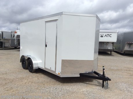 &lt;p&gt;New Cross 7X14&#39; trailer with 12&quot; additional height . (84&quot; Interior height) 714TA&lt;/p&gt;
&lt;p&gt;(2) 3500 LB Axles 7000 LB GVWR&lt;/p&gt;
&lt;p&gt;Everything is 16&quot; on center floor, walls and ceiling,&lt;/p&gt;
&lt;p&gt;Sidewall Vents&lt;/p&gt;
&lt;p&gt;Spare Tire Mount&lt;/p&gt;
&lt;p&gt;Spare Tire&lt;/p&gt;
&lt;p&gt;(4) Recessed D-Rings&lt;/p&gt;
&lt;p&gt;side door with RV latch,&lt;/p&gt;
&lt;p&gt;&lt;strong&gt;DOUBLE REAR DOORS&amp;nbsp;&lt;/strong&gt;&lt;/p&gt;
&lt;p&gt;V-nose,&lt;/p&gt;
&lt;p&gt;one piece roof,&lt;/p&gt;
&lt;p&gt;radial tires,&lt;/p&gt;
&lt;p&gt;LED lights,&lt;/p&gt;
&lt;p&gt;brakes on both axles,&lt;/p&gt;
&lt;p&gt;Aluminum door hold backs on side door,&lt;/p&gt;
&lt;p&gt;3&quot; exterior bottom trim,&lt;/p&gt;
&lt;p&gt;3/8&quot; waterproof side walls,&lt;/p&gt;
&lt;p&gt;3/4&quot; waterproof floor&lt;/p&gt;
&lt;p&gt;Screwless .030 exterior aluminum skin,&lt;/p&gt;
&lt;p&gt;Dexter axles with EZ Lube hubs.&lt;/p&gt;
&lt;p&gt;Empty Weight: 2470 Lbs&lt;/p&gt;
&lt;p&gt;3 year limited factory Warranty&amp;nbsp;&lt;/p&gt;
&lt;p&gt;&amp;nbsp;&lt;/p&gt;
&lt;p&gt;**Please call or email us to verify that this trailer is still for sale**&amp;nbsp; All prices on our website are Cash Prices. Tax, Title, and Licensing fees are not included in the listing price. All out-of-state purchasers must bring cash or a cashier&#39;s check. NO OUT OF STATE CHECKS WILL BE ACCEPTED!! We do NOT accept Credit Cards for payment on trailers! *Contact us for the best Out the Door Price* We offer financing through Sheffield Financial &amp;amp; Trailer Solutions Financial with approved credit on new trailers . Ask us about E-Track installs, D-Ring installs, Ladder Rack installs. Here at Kate&#39;s Trailer Sales we try to have over 400 trailers in stock and for sale at our Arthur IL location. We are a licensed Illinois Trailer Dealer. We also have a fully stocked selection of trailer parts and offer trailer service like wheel bearing, brakes, seals, lighting, wood replacement, panel replacement, welding on steel and aluminum, B&amp;amp;W Gooseneck Hitch installs, E-track installs, D-ring installs,Curt Hitches, Adjustable Hitches, B&amp;amp;W adjustable hitches. We stock Enclosed Cargo Trailers, Horse Trailers, Livestock Trailers, ATV Trailers, UTV Trailers, Dump Trailers, Tiltbed Equipment Trailers, Implement Trailers, Car Haulers, Aluminum Trailers, Utility Trailer, Box Trailer, Used Trailer for sale, Bobcat Trailer, Car Trailer, Race Trailers, Gooseneck Trailer, Gooseneck Enclosed Trailers, Gooseneck Dump Trailer, Hydraulic Dovetail Trailers, Low-Pro Trailers, Enclosed Car Trailers, Construction Trailers, Craft Trailers, Tool Trailers, Deckover Trailers, Farm Trailers, Seed Trailers, Skid Loader Trailer, Scissor Lift Trailers, Forklift Trailers, Motorcycle Trailers, Slingshot Trailer, Aluminum Cargo Trailers, Engineered I-Beam Gooseneck Trailers, Buggy Haulers, Jeep Trailers, SXS Trailer, Pipetop Trailer, Spring Loaded Gate Trailers, Trailer to haul my Golf-Cart, Pintle Trailer, Backhoe Trailer, Landscape Trailer, Lawn Care Trailer.&amp;nbsp; We are centrally located between Chicago IL, Indianapolis IN, St Louis MO, Effingham IL, Champaign IL, Decatur IL, Springfield IL, Rockford IL,Peoria IL , Bloomington IL, Mount Vernon IL, Teutopolis IL, Decatur IL, Litchfield IL, Danville IL. We are a dealer for Aluma Aluminum Trailers, Cross Enclosed Cargo Trailers, Load Trail Trailers, Midsota Trailers, Nova Trailers by Midsota, Pace Trailers, Lamar Trailers, Rice Trailers, Sundowner Trailers, ATC Trailers, H&amp;amp;H Trailers, Horizon Trailers, Delta Livestock Trailers, Delta Horse Trailers.&lt;/p&gt;