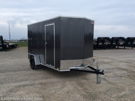 &lt;p&gt;NEW Pace KP7212STSV-030&lt;/p&gt;
&lt;p&gt;6X12&#39; Cargo Enclosed Trailer with 6&quot; Additional Height (78&quot; Interior)&lt;/p&gt;
&lt;p&gt;(1) 3500# Axle de rated to 2990 GVWR&lt;/p&gt;
&lt;p&gt;ST205/75R15 Radial Tires&lt;/p&gt;
&lt;p&gt;24&quot;on center Cross Members on Floor, Walls, and Ceiling&lt;/p&gt;
&lt;p&gt;2&quot; Coupler&lt;/p&gt;
&lt;p&gt;2000# Top Wind Jack&lt;/p&gt;
&lt;p&gt;3/4&quot; Floors&lt;/p&gt;
&lt;p&gt;7/16&quot; Walls&lt;/p&gt;
&lt;p&gt;.030 Exterior Aluminum&lt;/p&gt;
&lt;p&gt;Jeep Style Fender&lt;/p&gt;
&lt;p&gt;1 Piece Aluminum Roof&lt;/p&gt;
&lt;p&gt;Rear Ramp Door&lt;/p&gt;
&lt;p&gt;Side Door&lt;/p&gt;
&lt;p&gt;Sidewall Vents&lt;/p&gt;
&lt;p&gt;LED Lighting&lt;/p&gt;
&lt;p style=&quot;text-align: justify;&quot;&gt;&amp;nbsp;&lt;/p&gt;
&lt;p style=&quot;text-align: justify;&quot;&gt;**Please call or email us to verify that this trailer is still for sale**&amp;nbsp; All prices on our website are Cash Prices. Tax, Title, and Licensing fees are not included in the listing price. All out-of-state purchasers must bring cash or a cashier&#39;s check. NO OUT OF STATE CHECKS WILL BE ACCEPTED!! We do NOT accept Credit Cards for payment on trailers! *Contact us for the best Out the Door Price* We offer financing through Sheffield Financial &amp;amp; Trailer Solutions Financial with approved credit on new trailers . Ask us about E-Track installs, D-Ring installs, Ladder Rack installs. Here at Kate&#39;s Trailer Sales we try to have over 400 trailers in stock and for sale at our Arthur IL location. We are a licensed Illinois Trailer Dealer. We also have a fully stocked selection of trailer parts and offer trailer service like wheel bearing, brakes, seals, lighting, wood replacement, panel replacement, welding on steel and aluminum, B&amp;amp;W Gooseneck Hitch installs, E-track installs, D-ring installs,Curt Hitches, Adjustable Hitches, B&amp;amp;W adjustable hitches. We stock Enclosed Cargo Trailers, Horse Trailers, Livestock Trailers, ATV Trailers, UTV Trailers, Dump Trailers, Tiltbed Equipment Trailers, Implement Trailers, Car Haulers, Aluminum Trailers, Utility Trailer, Box Trailer, Used Trailer for sale, Bobcat Trailer, Car Trailer, Race Trailers, Gooseneck Trailer, Gooseneck Enclosed Trailers, Gooseneck Dump Trailer, Hydraulic Dovetail Trailers, Low-Pro Trailers, Enclosed Car Trailers, Construction Trailers, Craft Trailers, Tool Trailers, Deckover Trailers, Farm Trailers, Seed Trailers, Skid Loader Trailer, Scissor Lift Trailers, Forklift Trailers, Motorcycle Trailers, Slingshot Trailer, Aluminum Cargo Trailers, Engineered I-Beam Gooseneck Trailers, Buggy Haulers, Jeep Trailers, SXS Trailer, Pipetop Trailer, Spring Loaded Gate Trailers, Trailer to haul my Golf-Cart, Pintle Trailer, Backhoe Trailer, Landscape Trailer, Lawn Care Trailer.&amp;nbsp; We are centrally located between Chicago IL, Indianapolis IN, St Louis MO, Effingham IL, Champaign IL, Decatur IL, Springfield IL, Rockford IL,Peoria IL , Bloomington IL, Mount Vernon IL, Teutopolis IL, Decatur IL, Litchfield IL, Danville IL. We are a dealer for Aluma Aluminum Trailers, Cross Enclosed Cargo Trailers, Load Trail Trailers, Midsota Trailers, Nova Trailers by Midsota, Pace Trailers, Lamar Trailers, Rice Trailers, Sundowner Trailers, ATC Trailers, H&amp;amp;H Trailers, Horizon Trailers, Delta Livestock Trailers, Delta Horse Trailers.&lt;/p&gt;