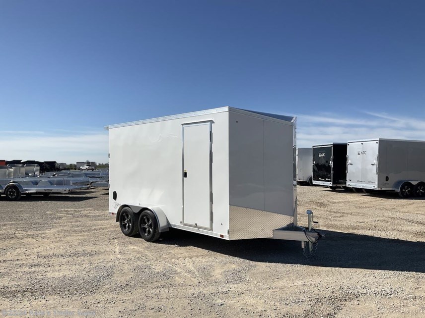 New 2024 ATC 7X14&apos; Enclosed Cargo Trailer  Rear Spoiler available in Arthur, Illinois