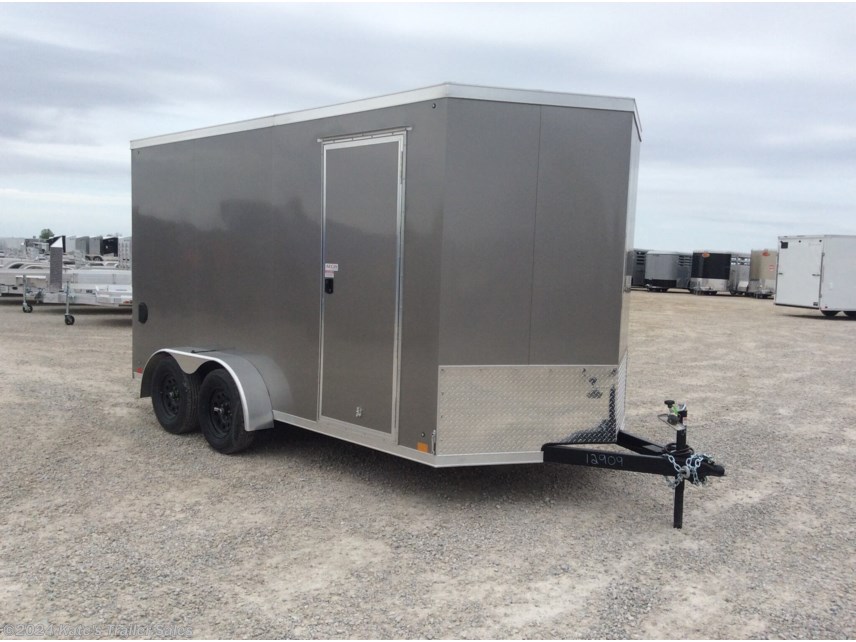 New 2025 Cross Trailers 7X14&apos; Enclosed Cargo Trailer 12&quot;+Tall Spare+Mount available in Arthur, Illinois