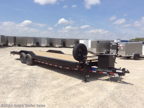 &lt;p&gt;NEW 102&quot; x 28&#39; Tandem Axle Carhauler&lt;/p&gt;
&lt;p&gt;8&quot; Channel Frame&lt;/p&gt;
&lt;p&gt;2 - 7,000 Lb Dexter Spring Axles (2 Elec FSA Brakes)&lt;/p&gt;
&lt;p&gt;ST235/80 R16 LRE 10 Ply.&amp;nbsp;&lt;/p&gt;
&lt;p&gt;Coupler 2-5/16&quot; Adjustable (6 HOLE)&lt;/p&gt;
&lt;p&gt;Treated Wood Floor w/2&#39; Dove Tail (Only On 12&#39; &amp;amp; Up)&lt;/p&gt;
&lt;p&gt;Drive-Over Fenders 9&quot; (weld-on)&lt;/p&gt;
&lt;p&gt;REAR Slide-IN Ramps 5&#39; x 16&quot; (carhauler)(Dove)&lt;/p&gt;
&lt;p&gt;16&quot; Cross-Members&lt;/p&gt;
&lt;p&gt;Jack Spring Loaded Drop Leg 1-10K&lt;/p&gt;
&lt;p&gt;Lights LED (w/Cold Weather Harness)&lt;/p&gt;
&lt;p&gt;4 - D-Rings 4&quot; Weld On&lt;/p&gt;
&lt;p&gt;Front Mount Tool Box (22&quot; Tall)&lt;/p&gt;
&lt;p&gt;2&quot; - Rub Rail&lt;/p&gt;
&lt;p&gt;Rear Support Stands (2 - 5,000 Lb Swivel Jacks)&lt;/p&gt;
&lt;p&gt;Spare Tire ST235/80 R16 LRE 10 Ply. 8 Hole&amp;nbsp;&lt;/p&gt;
&lt;p&gt;Spare Tire Mount&lt;/p&gt;
&lt;p&gt;Black (w/Primer)&lt;/p&gt;
&lt;p&gt;CH0228072&lt;/p&gt;
&lt;p&gt;&amp;nbsp;&lt;/p&gt;
&lt;p&gt;**Please call or email us to verify that this trailer is still for sale**&amp;nbsp; All prices on our website are Cash Prices. Tax, Title, and Licensing fees are not included in the listing price. All out-of-state purchasers must bring cash or a cashier&#39;s check. NO OUT OF STATE CHECKS WILL BE ACCEPTED!! We do NOT accept Credit Cards for payment on trailers! *Contact us for the best Out the Door Price* We offer financing through Sheffield Financial &amp;amp; Trailer Solutions Financial with approved credit on new trailers . Ask us about E-Track installs, D-Ring installs, Ladder Rack installs. Here at Kate&#39;s Trailer Sales we try to have over 400 trailers in stock and for sale at our Arthur IL location. We are a licensed Illinois Trailer Dealer. We also have a fully stocked selection of trailer parts and offer trailer service like wheel bearing, brakes, seals, lighting, wood replacement, panel replacement, welding on steel and aluminum, B&amp;amp;W Gooseneck Hitch installs, E-track installs, D-ring installs,Curt Hitches, Adjustable Hitches, B&amp;amp;W adjustable hitches. We stock Enclosed Cargo Trailers, Horse Trailers, Livestock Trailers, ATV Trailers, UTV Trailers, Dump Trailers, Tiltbed Equipment Trailers, Implement Trailers, Car Haulers, Aluminum Trailers, Utility Trailer, Box Trailer, Used Trailer for sale, Bobcat Trailer, Car Trailer, Race Trailers, Gooseneck Trailer, Gooseneck Enclosed Trailers, Gooseneck Dump Trailer, Hydraulic Dovetail Trailers, Low-Pro Trailers, Enclosed Car Trailers, Construction Trailers, Craft Trailers, Tool Trailers, Deckover Trailers, Farm Trailers, Seed Trailers, Skid Loader Trailer, Scissor Lift Trailers, Forklift Trailers, Motorcycle Trailers, Slingshot Trailer, Aluminum Cargo Trailers, Engineered I-Beam Gooseneck Trailers, Buggy Haulers, Jeep Trailers, SXS Trailer, Pipetop Trailer, Spring Loaded Gate Trailers, Trailer to haul my Golf-Cart, Pintle Trailer, Backhoe Trailer, Landscape Trailer, Lawn Care Trailer.&amp;nbsp; We are centrally located between Chicago IL, Indianapolis IN, St Louis MO, Effingham IL, Champaign IL, Decatur IL, Springfield IL, Rockford IL,Peoria IL , Bloomington IL, Mount Vernon IL, Teutopolis IL, Decatur IL, Litchfield IL, Danville IL. We are a dealer for Aluma Aluminum Trailers, Cross Enclosed Cargo Trailers, Load Trail Trailers, Midsota Trailers, Nova Trailers by Midsota, Pace Trailers, Lamar Trailers, Rice Trailers, Sundowner Trailers, ATC Trailers, H&amp;amp;H Trailers, Horizon Trailers, Delta Livestock Trailers, Delta Horse Trailers.&lt;/p&gt;