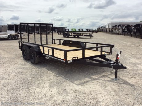 &lt;p&gt;NEW Midsota 82x14 Utility Trailer&amp;nbsp;&lt;/p&gt;
&lt;p&gt;&lt;strong&gt;DAMAGED FRONT RAIL&amp;nbsp;&lt;/strong&gt;&lt;/p&gt;
&lt;p&gt;Angle Steel Frame &amp;amp; Crossmembers&lt;/p&gt;
&lt;p&gt;4&amp;rdquo; Steel Channel Tongue&lt;/p&gt;
&lt;p&gt;2&amp;rdquo;x 1-1/2&amp;rdquo; Steel Tube Uprights&lt;/p&gt;
&lt;p&gt;2&amp;rdquo;x 2&amp;rdquo; Steel Tube Top Rail&lt;/p&gt;
&lt;p&gt;Enclosed Sealed Wiring Harness&lt;/p&gt;
&lt;p&gt;Full DOT Compliant, LED Lighting&lt;/p&gt;
&lt;p&gt;A-Frame Posi-Lock Coupler &amp;amp; Dual Safety Chains&lt;/p&gt;
&lt;p&gt;Set-Back Jack&lt;/p&gt;
&lt;p&gt;Spring Assisted Gate&amp;nbsp;&lt;/p&gt;
&lt;p&gt;Steel Tread Plate Fenders&lt;/p&gt;
&lt;p&gt;Leaf Spring Suspension with Easy Lube Hubs&lt;/p&gt;
&lt;p&gt;Radial Tires on 15&amp;rdquo; Steel Wheels&lt;/p&gt;
&lt;p&gt;Treated Wood Deck&lt;/p&gt;
&lt;p&gt;Stake Pockets&lt;/p&gt;
&lt;p&gt;Spare Tire Mount&lt;/p&gt;
&lt;p&gt;High Gloss Powder Coat Finish&lt;/p&gt;
&lt;p&gt;Limited 3-Year Warranty&lt;/p&gt;
&lt;p&gt;Model# HNUTT8214-BP-070&lt;/p&gt;
&lt;p&gt;&amp;nbsp;&lt;/p&gt;
&lt;p&gt;**Please call or email us to verify that this trailer is still for sale**&amp;nbsp; All prices on our website are Cash Prices. Tax, Title, and Licensing fees are not included in the listing price. All out-of-state purchasers must bring cash or a cashier&#39;s check. NO OUT OF STATE CHECKS WILL BE ACCEPTED!! We do NOT accept Credit Cards for payment on trailers! *Contact us for the best Out the Door Price* We offer financing through Sheffield Financial &amp;amp; Trailer Solutions Financial with approved credit on new trailers . Ask us about E-Track installs, D-Ring installs, Ladder Rack installs. Here at Kate&#39;s Trailer Sales we try to have over 400 trailers in stock and for sale at our Arthur IL location. We are a licensed Illinois Trailer Dealer. We also have a fully stocked selection of trailer parts and offer trailer service like wheel bearing, brakes, seals, lighting, wood replacement, panel replacement, welding on steel and aluminum, B&amp;amp;W Gooseneck Hitch installs, E-track installs, D-ring installs,Curt Hitches, Adjustable Hitches, B&amp;amp;W adjustable hitches. We stock Enclosed Cargo Trailers, Horse Trailers, Livestock Trailers, ATV Trailers, UTV Trailers, Dump Trailers, Tiltbed Equipment Trailers, Implement Trailers, Car Haulers, Aluminum Trailers, Utility Trailer, Box Trailer, Used Trailer for sale, Bobcat Trailer, Car Trailer, Race Trailers, Gooseneck Trailer, Gooseneck Enclosed Trailers, Gooseneck Dump Trailer, Hydraulic Dovetail Trailers, Low-Pro Trailers, Enclosed Car Trailers, Construction Trailers, Craft Trailers, Tool Trailers, Deckover Trailers, Farm Trailers, Seed Trailers, Skid Loader Trailer, Scissor Lift Trailers, Forklift Trailers, Motorcycle Trailers, Slingshot Trailer, Aluminum Cargo Trailers, Engineered I-Beam Gooseneck Trailers, Buggy Haulers, Jeep Trailers, SXS Trailer, Pipetop Trailer, Spring Loaded Gate Trailers, Trailer to haul my Golf-Cart, Pintle Trailer, Backhoe Trailer, Landscape Trailer, Lawn Care Trailer.&amp;nbsp; We are centrally located between Chicago IL, Indianapolis IN, St Louis MO, Effingham IL, Champaign IL, Decatur IL, Springfield IL, Rockford IL,Peoria IL , Bloomington IL, Mount Vernon IL, Teutopolis IL, Decatur IL, Litchfield IL, Danville IL. We are a dealer for Aluma Aluminum Trailers, Cross Enclosed Cargo Trailers, Load Trail Trailers, Midsota Trailers, Nova Trailers by Midsota, Pace Trailers, Lamar Trailers, Rice Trailers, Sundowner Trailers, ATC Trailers, H&amp;amp;H Trailers, Horizon Trailers, Delta Livestock Trailers, Delta Horse Trailers.&lt;/p&gt;
&lt;p&gt;&amp;nbsp;&lt;/p&gt;
&lt;p&gt;&amp;nbsp;&lt;/p&gt;