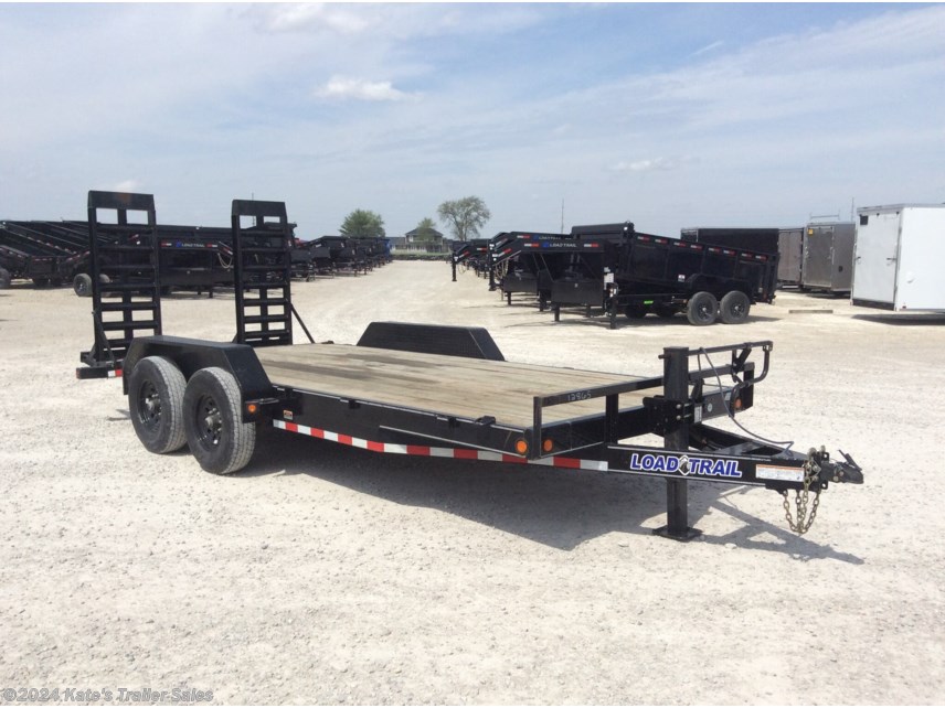 Used 2021 Load Trail 83X18&apos; 14K Equipment Trailer Fold Up Ramps available in Arthur, Illinois